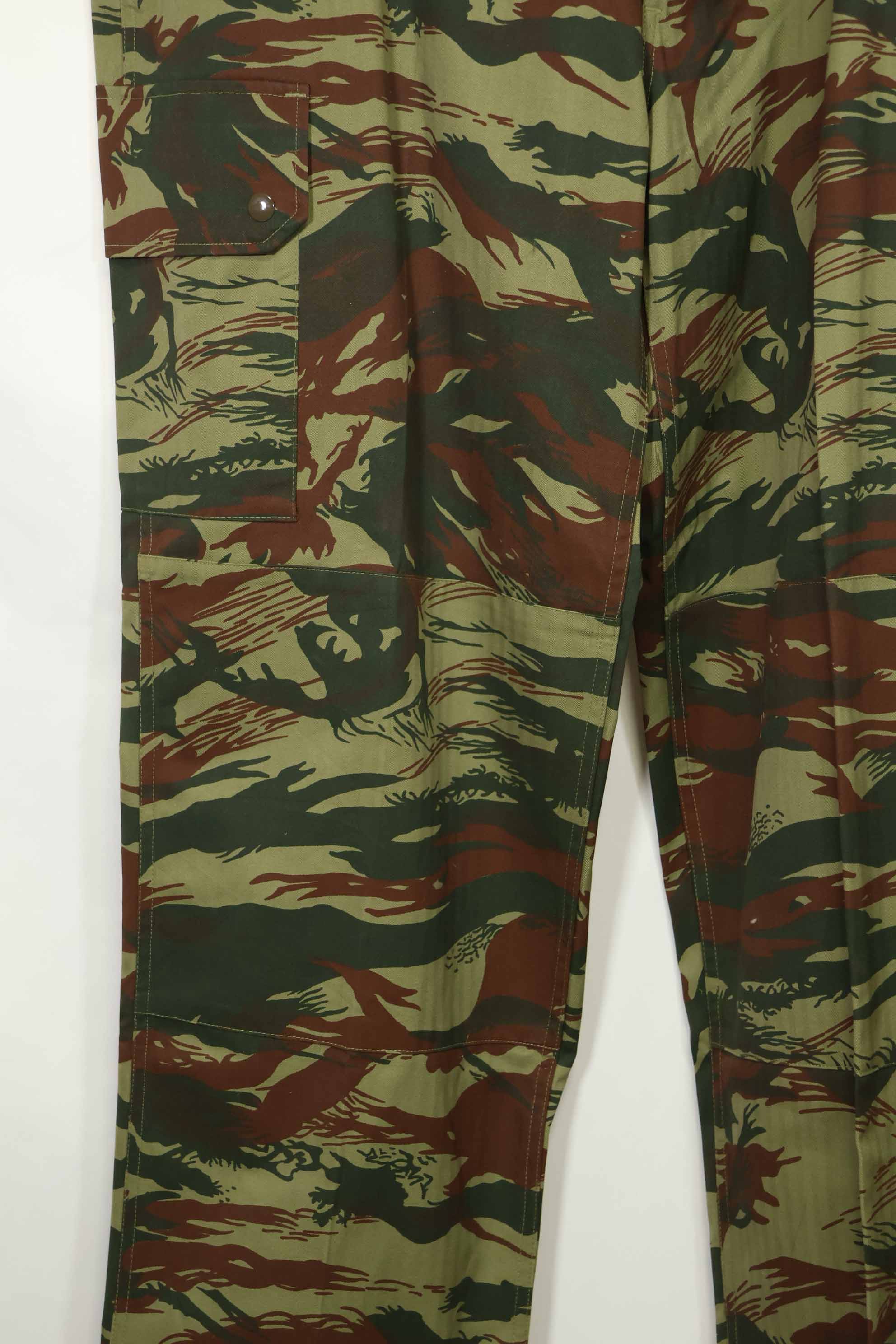 1980年代 フランス軍 リザード迷彩 フィールドパンツ 未使用品