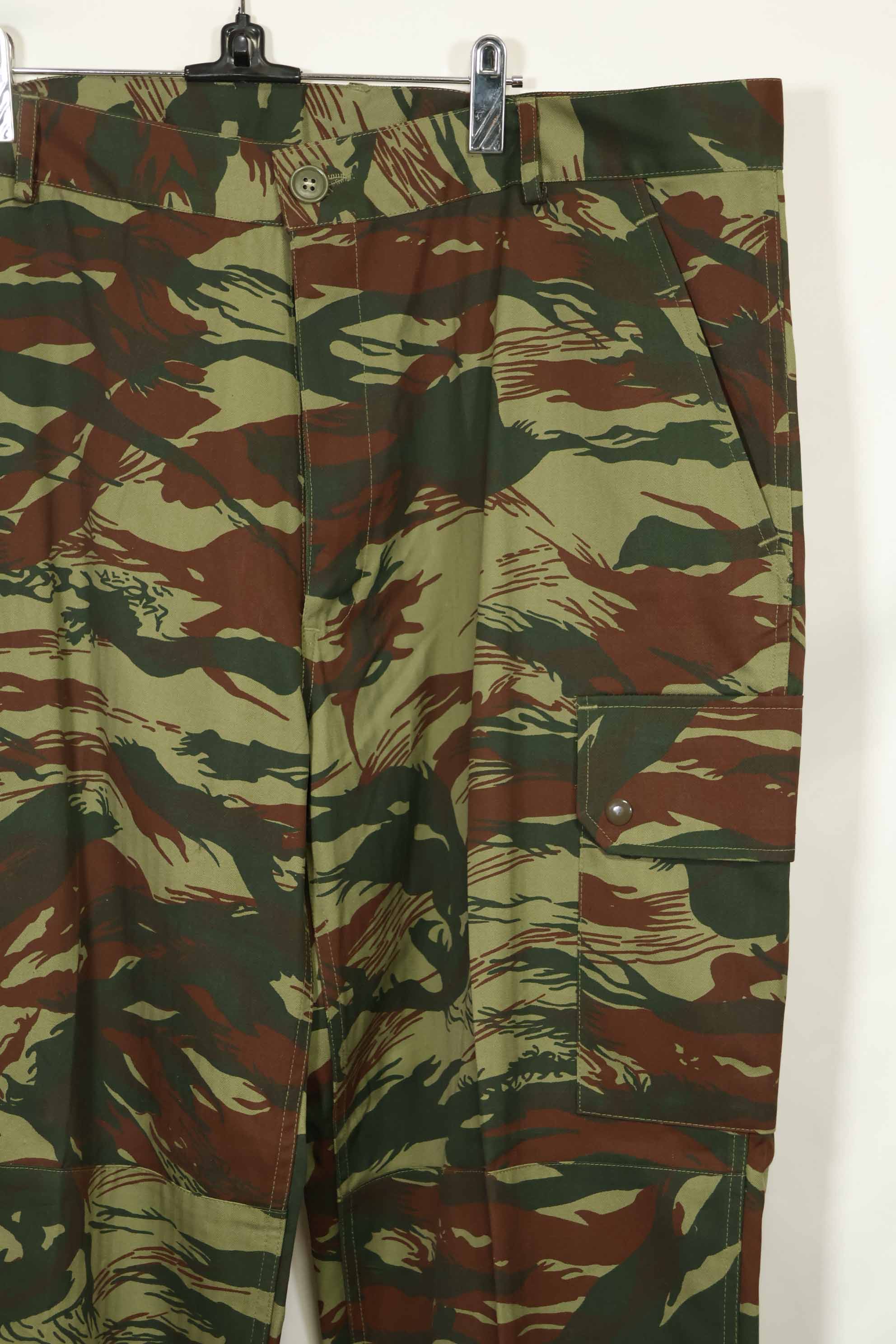 1980年代 フランス軍 リザード迷彩 フィールドパンツ 未使用品