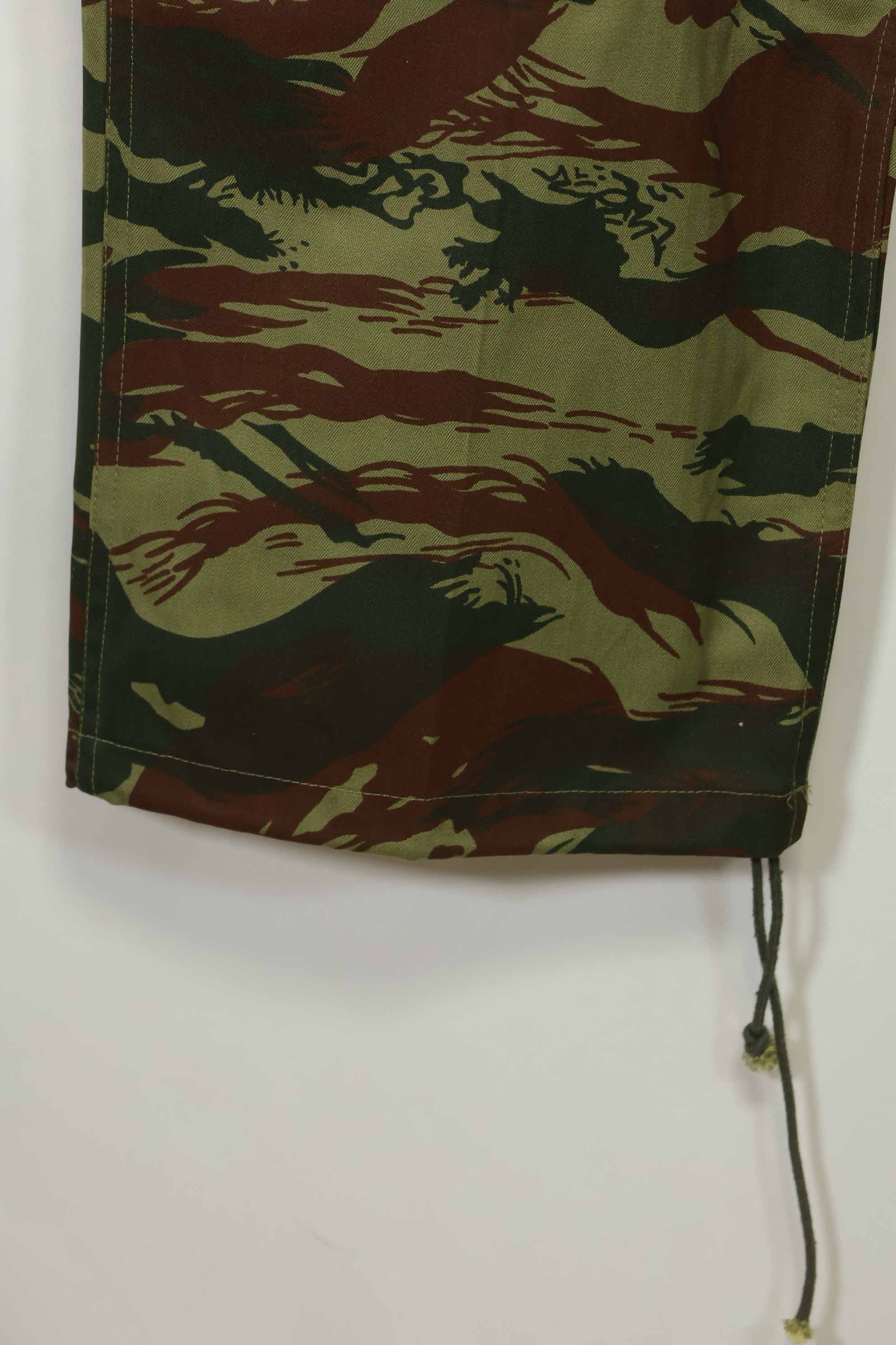 1980年代 フランス軍 リザード迷彩 フィールドパンツ 未使用品