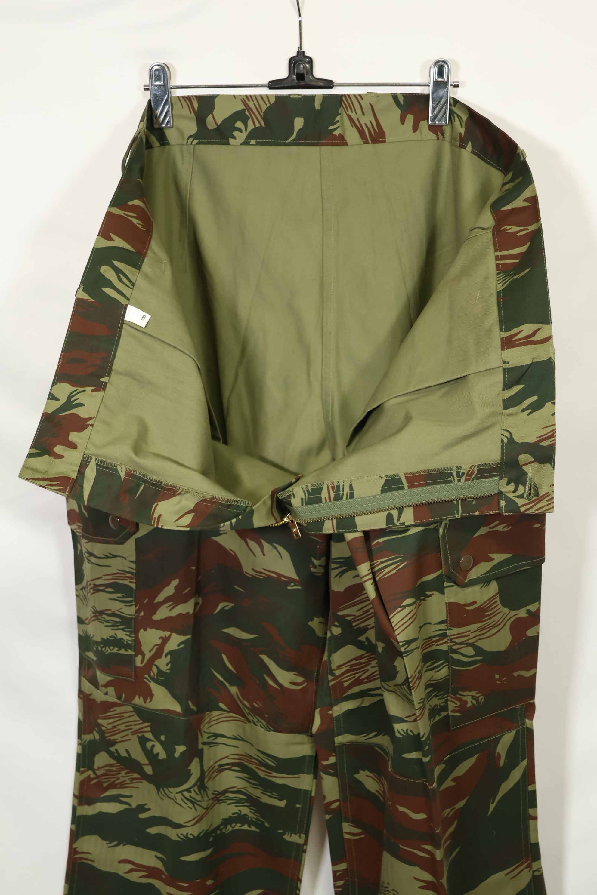 1980年代 フランス軍 リザード迷彩 フィールドパンツ 未使用品