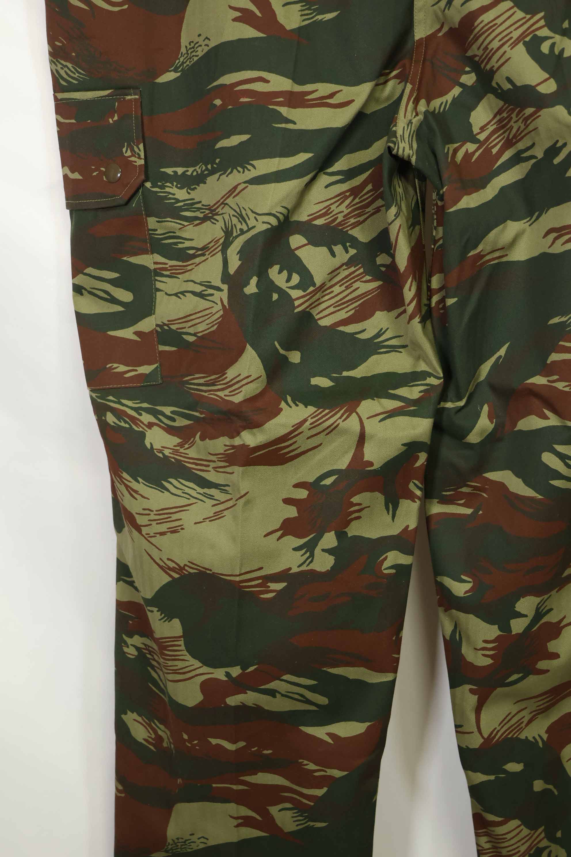 1980年代 フランス軍 リザード迷彩 フィールドパンツ 未使用品