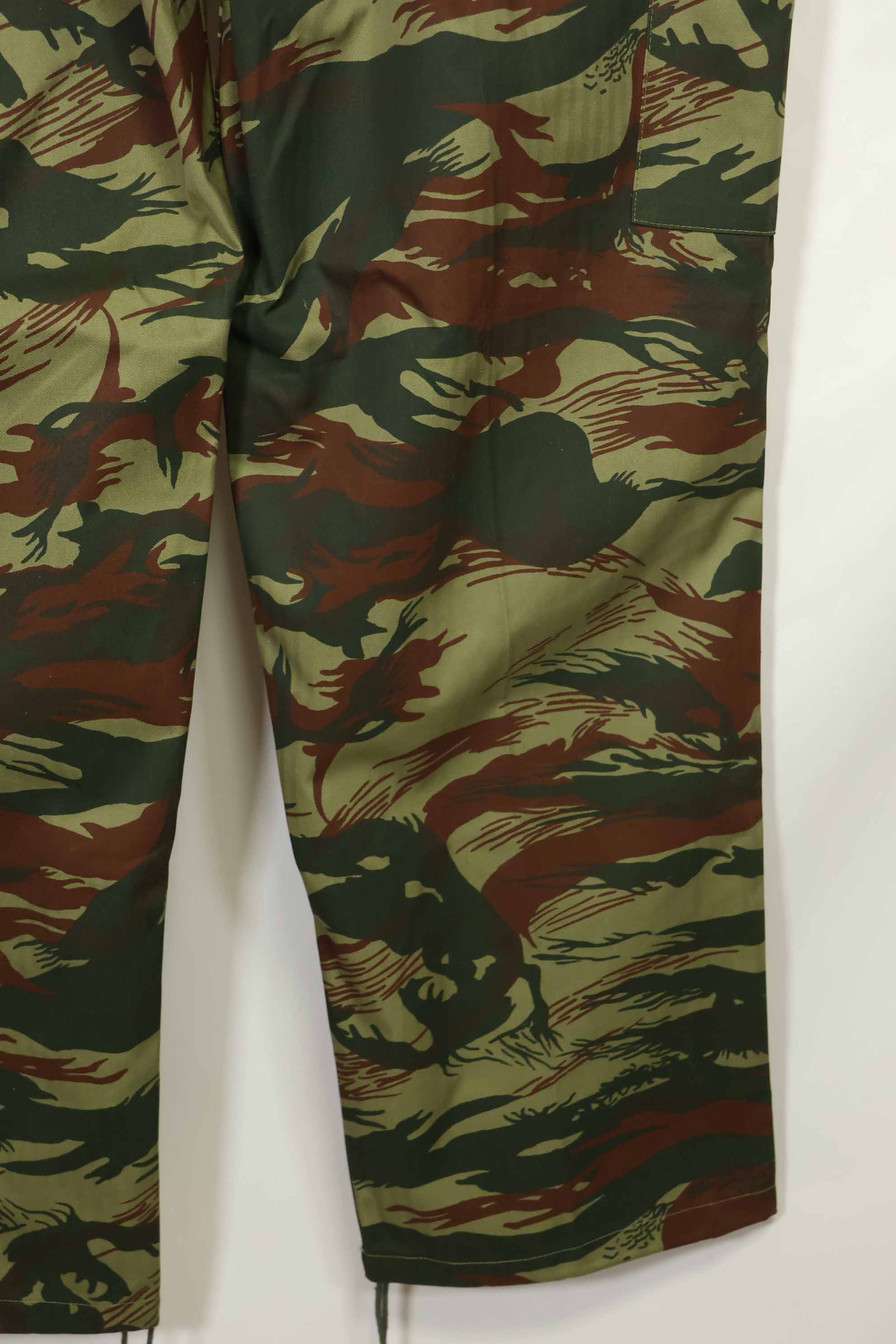 1980年代 フランス軍 リザード迷彩 フィールドパンツ 未使用品