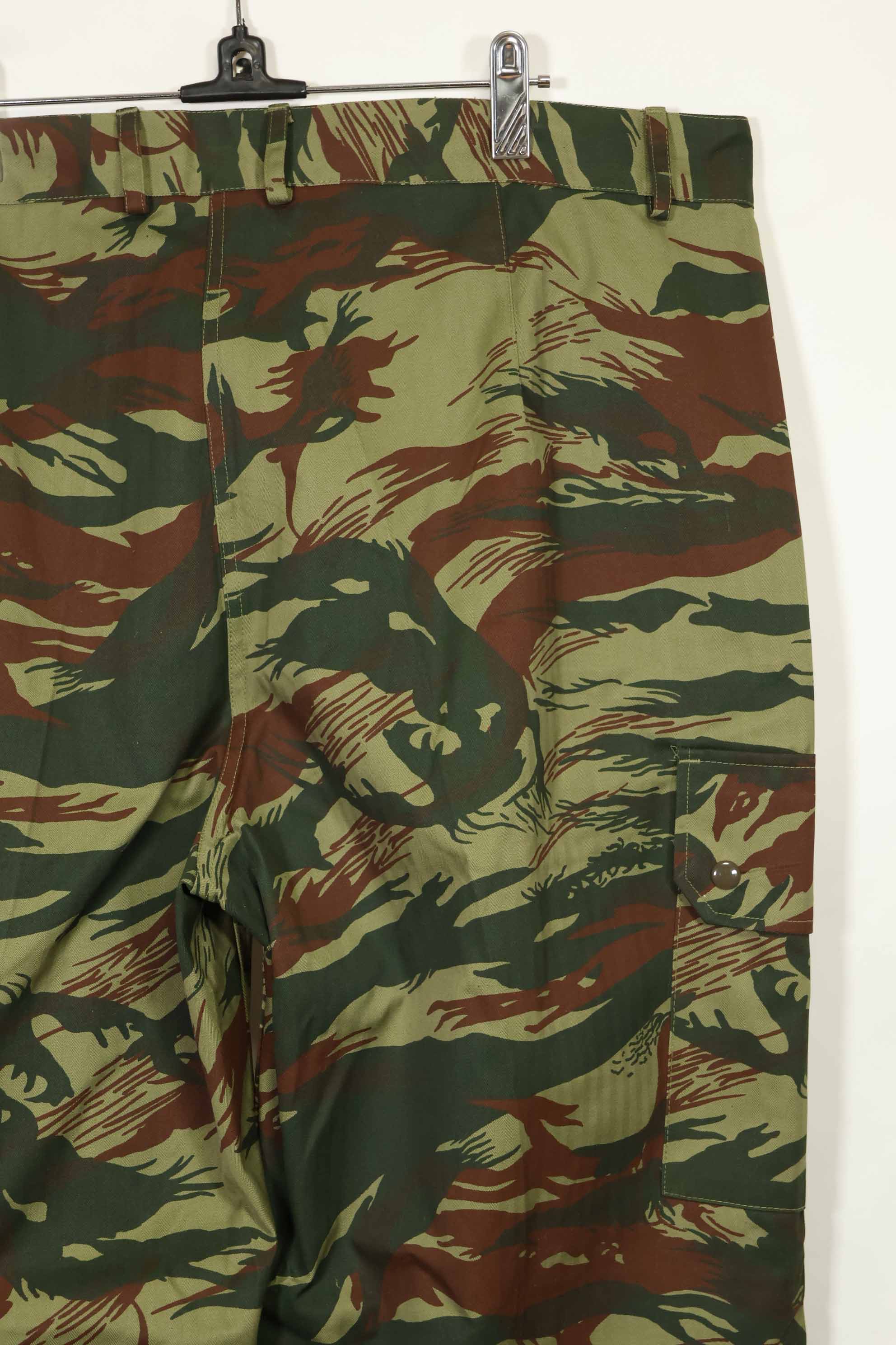 1980年代 フランス軍 リザード迷彩 フィールドパンツ 未使用品