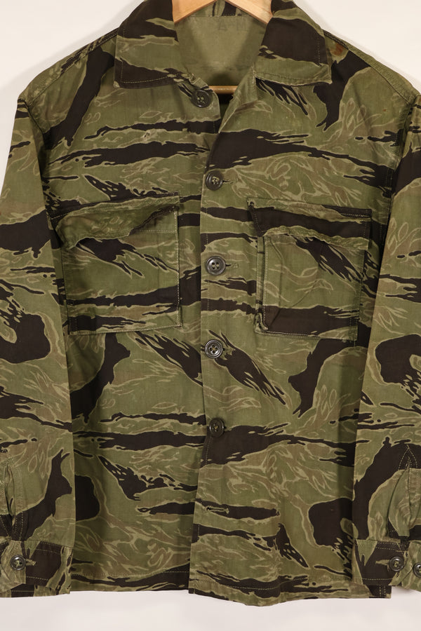 実物 クラシックパターン タイガーストライプ シャツ Asian Cut 中古品