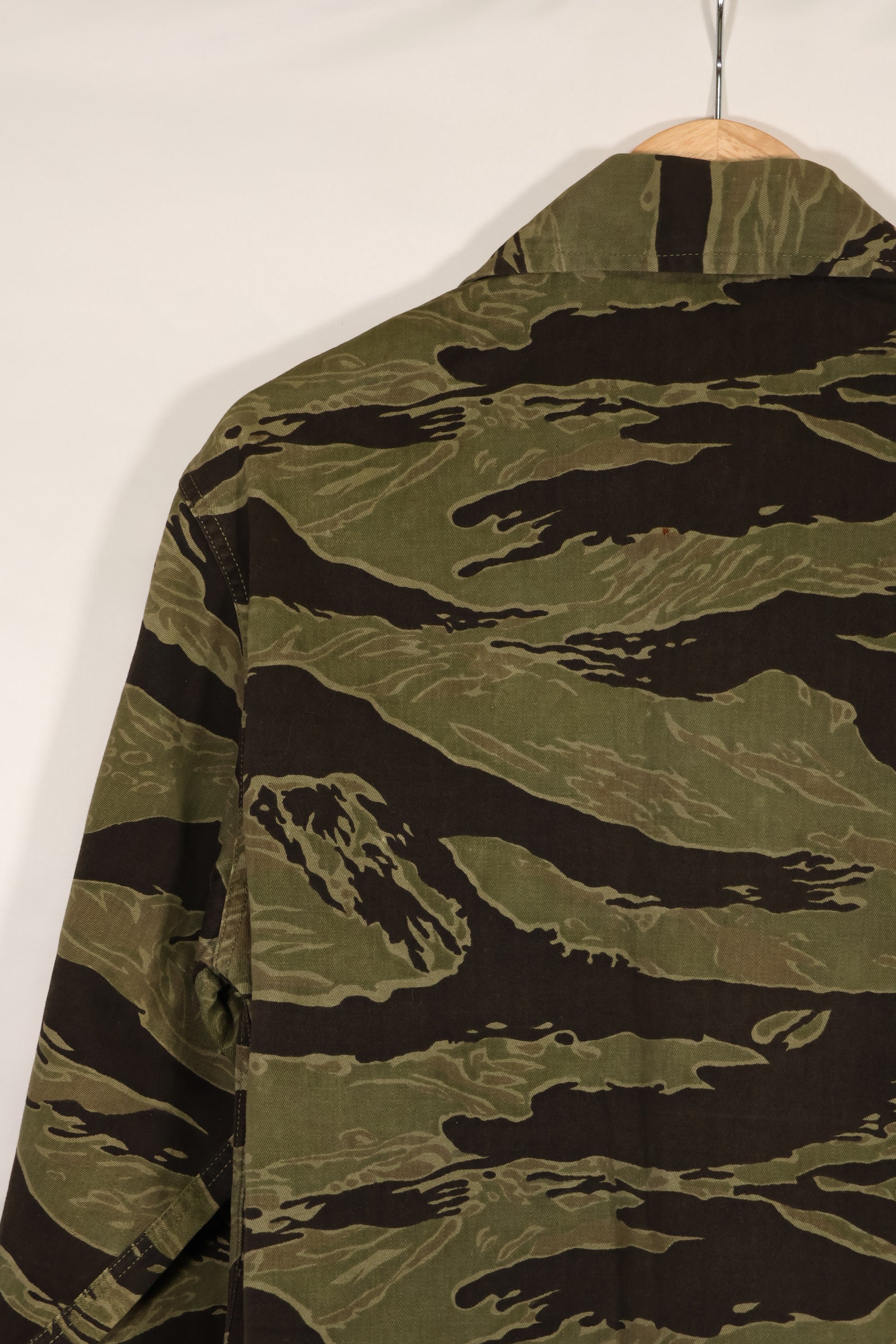 実物 クラシックパターン タイガーストライプ シャツ Asian Cut 中古品