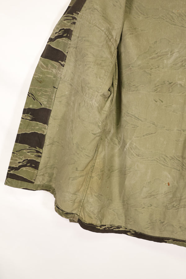 実物 クラシックパターン タイガーストライプ シャツ Asian Cut 中古品