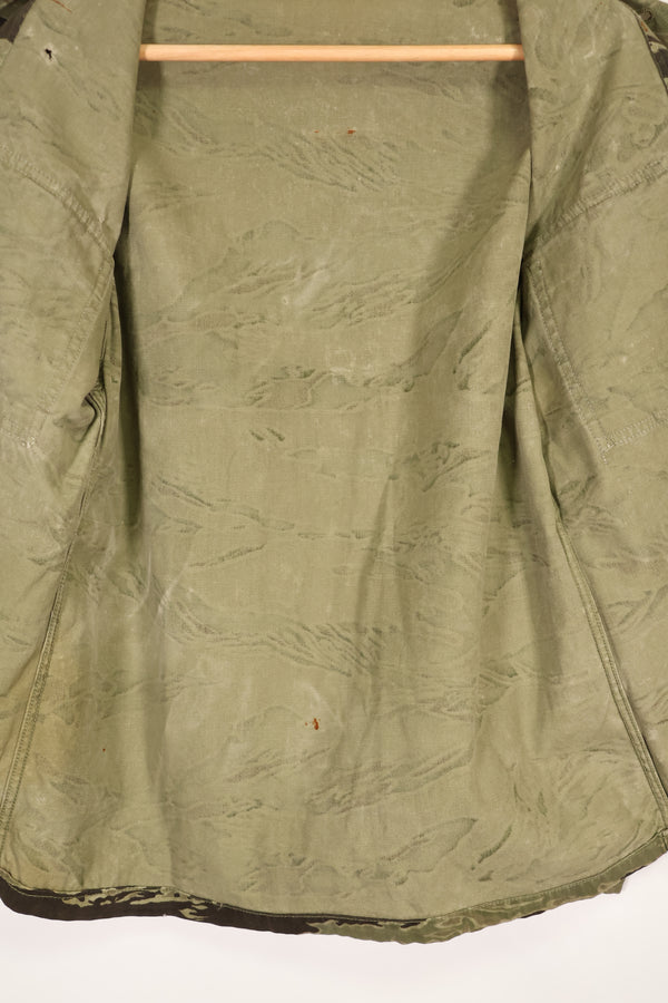 実物 クラシックパターン タイガーストライプ シャツ Asian Cut 中古品