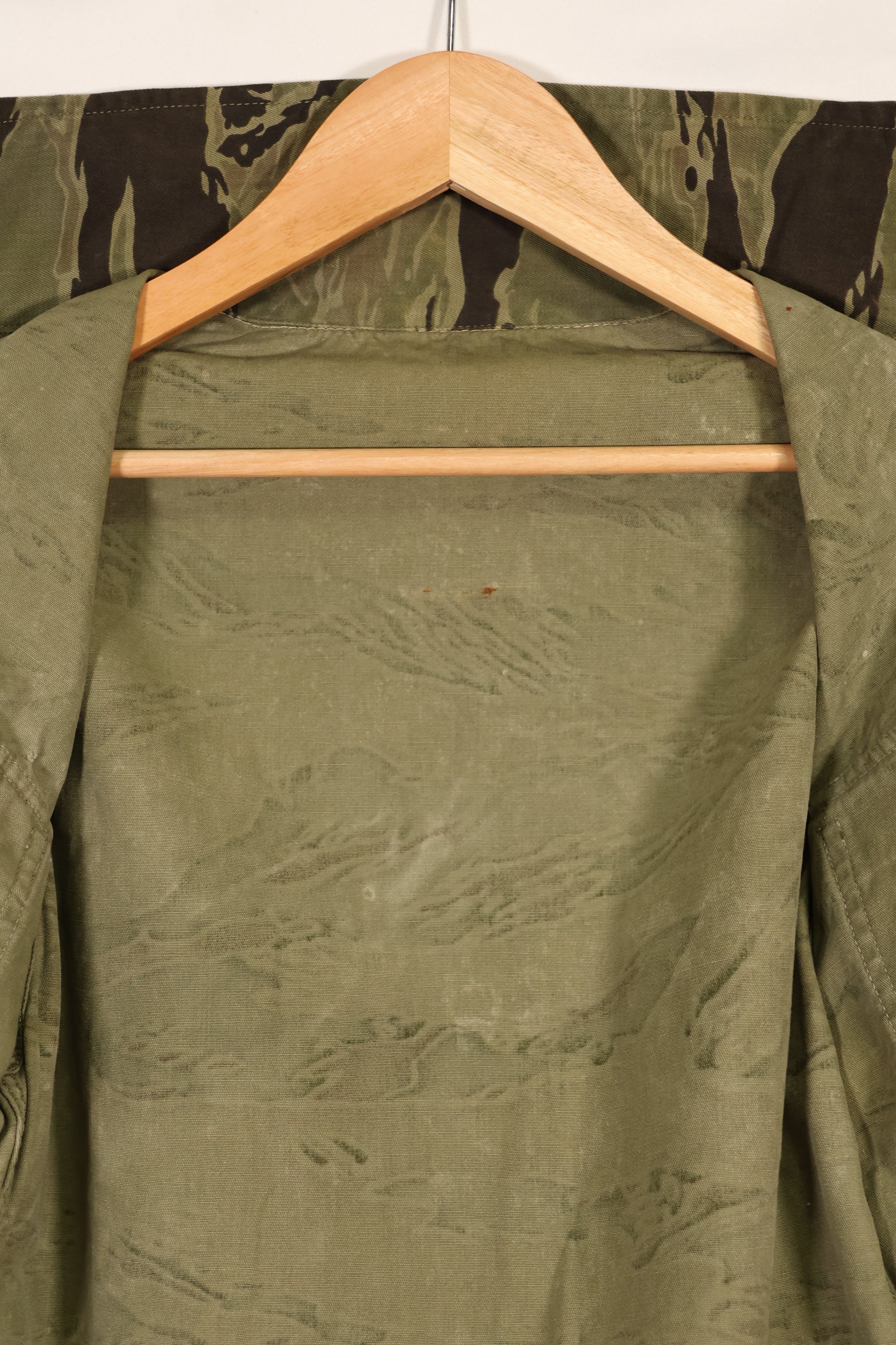 実物 クラシックパターン タイガーストライプ シャツ Asian Cut 中古品