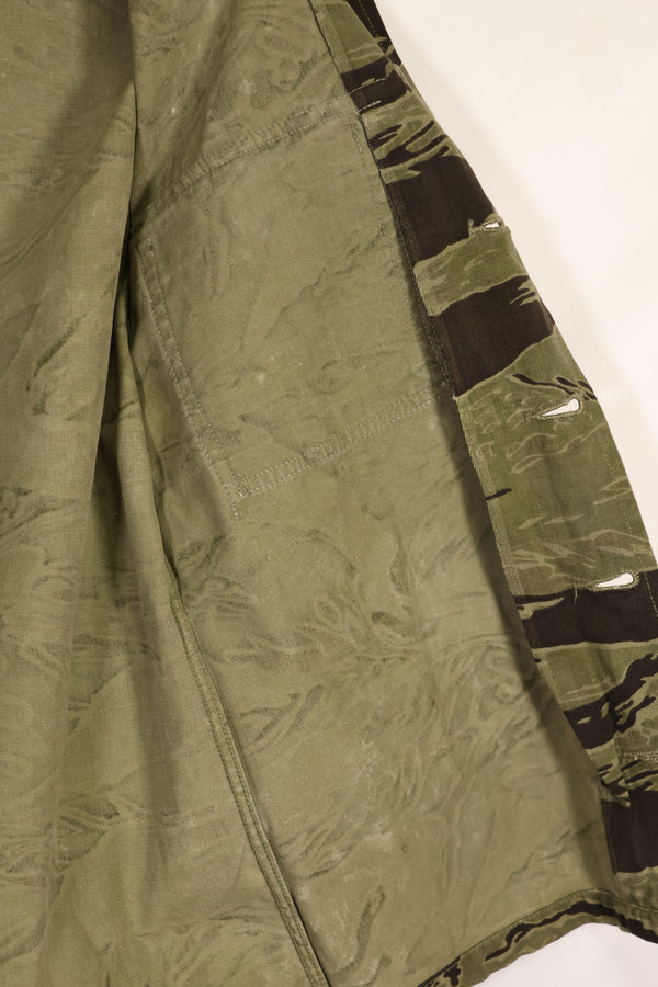 実物 クラシックパターン タイガーストライプ シャツ Asian Cut 中古品