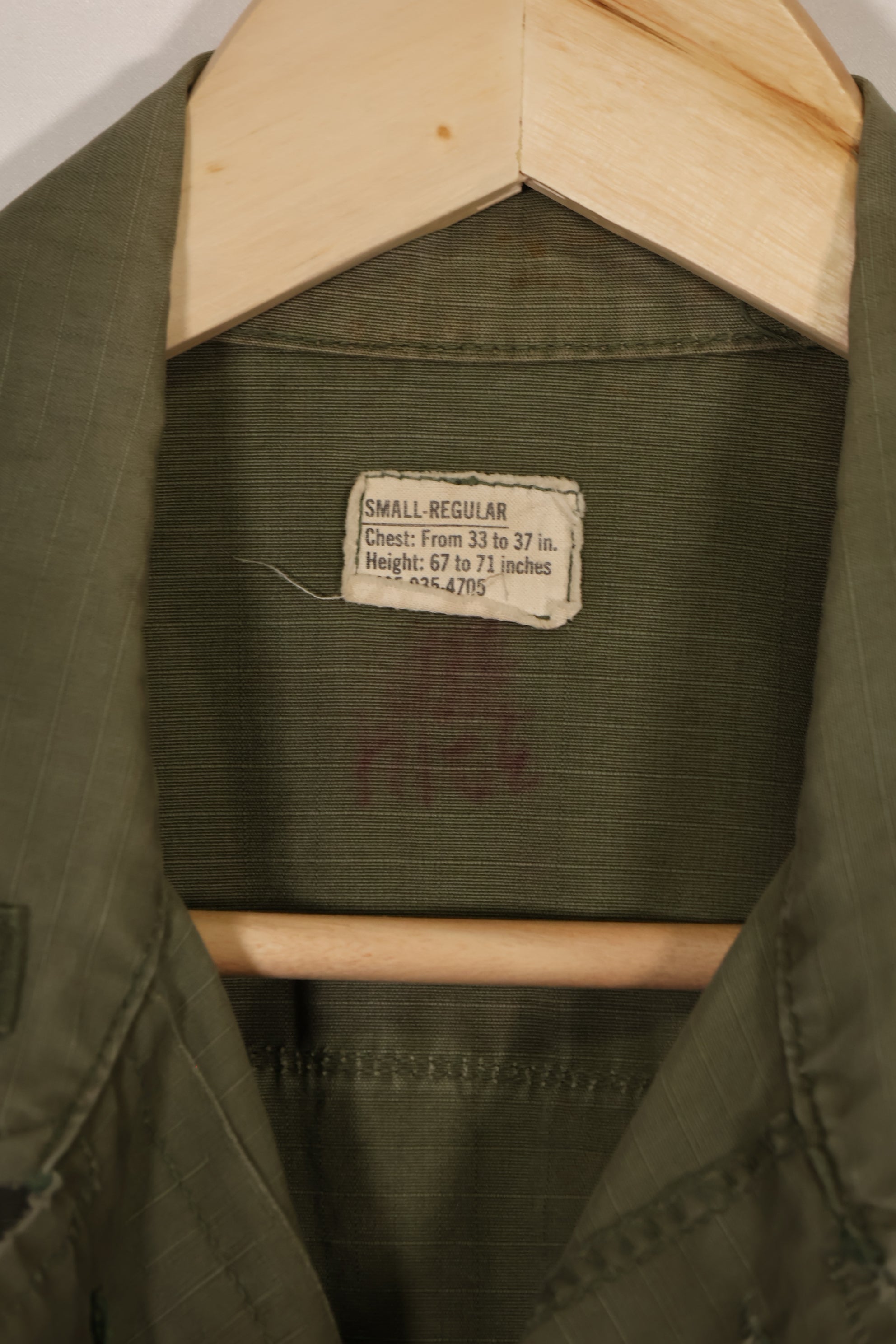 実物 MACV SOG RT VIPER 元隊員 4th Model ジャングルファティーグ RECONパッチのみレプリカ