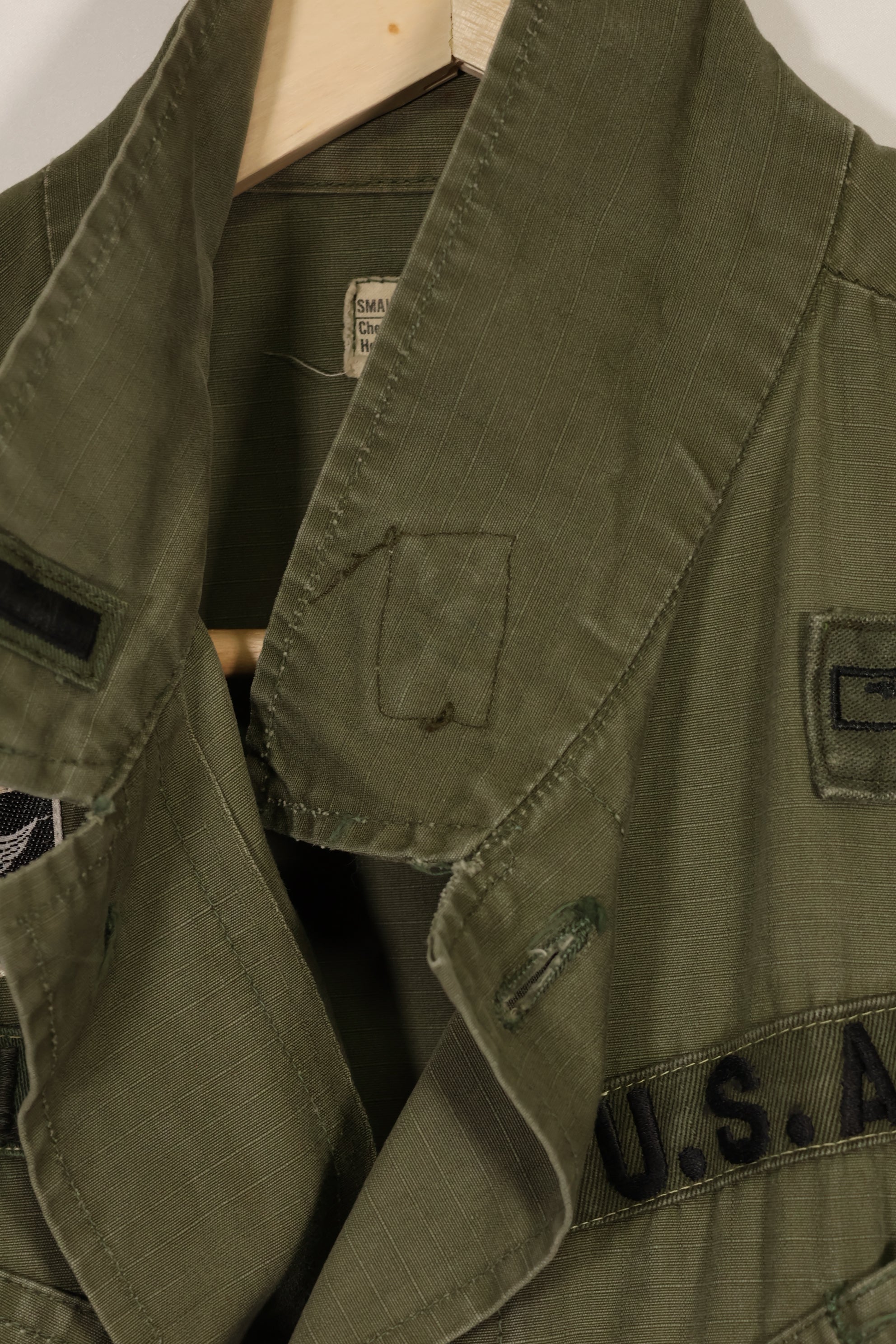 実物 MACV SOG RT VIPER 元隊員 4th Model ジャングルファティーグ RECONパッチのみレプリカ