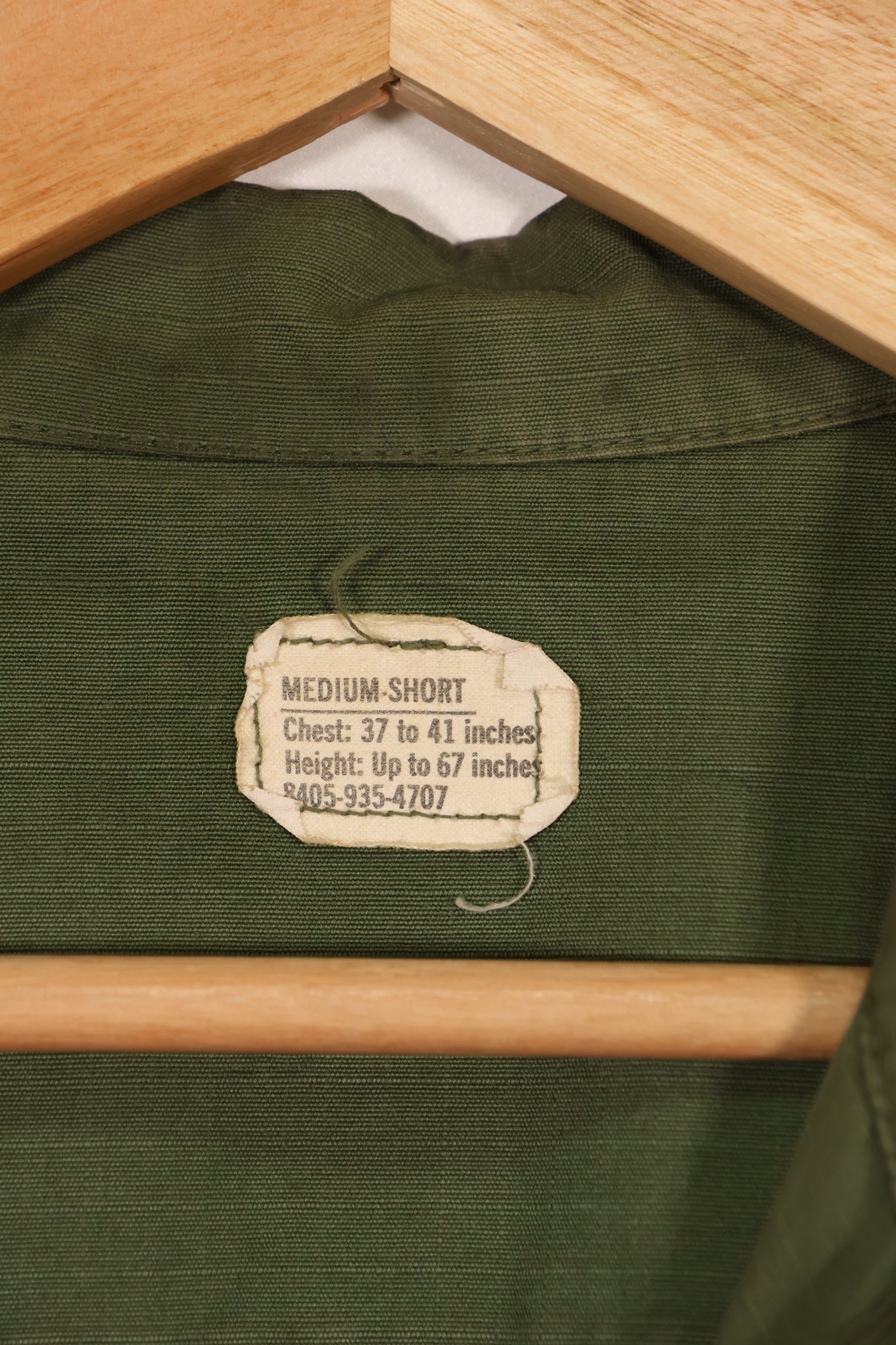 実物 1969年製 元SF隊員 4th Model ジャングルファティーグ ジャケット パッチ付き 中古品