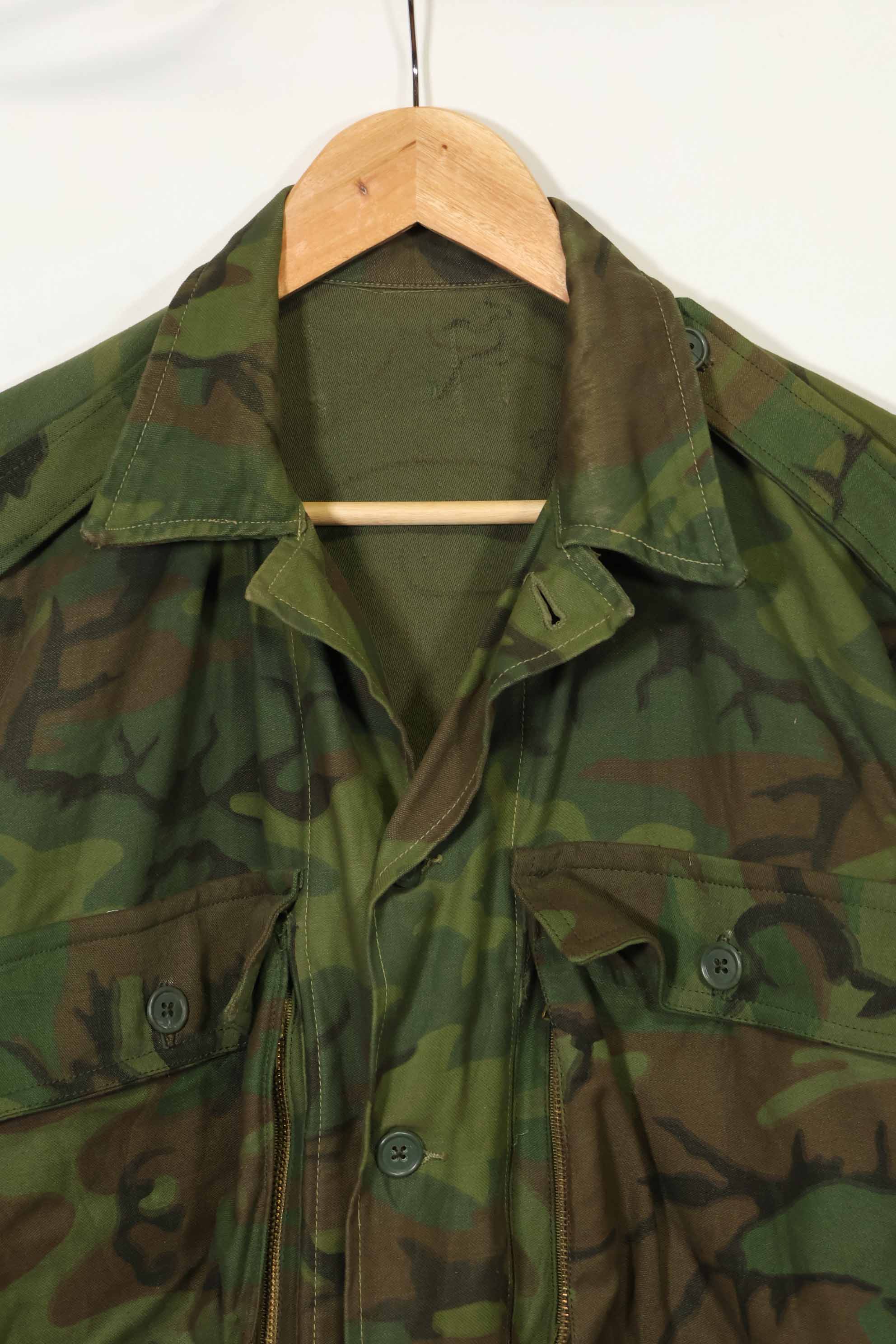 1960年代〜70年代 アメリカ軍アドバイザー インビジブルリーフ迷彩 改造あり ほぼ未使用品