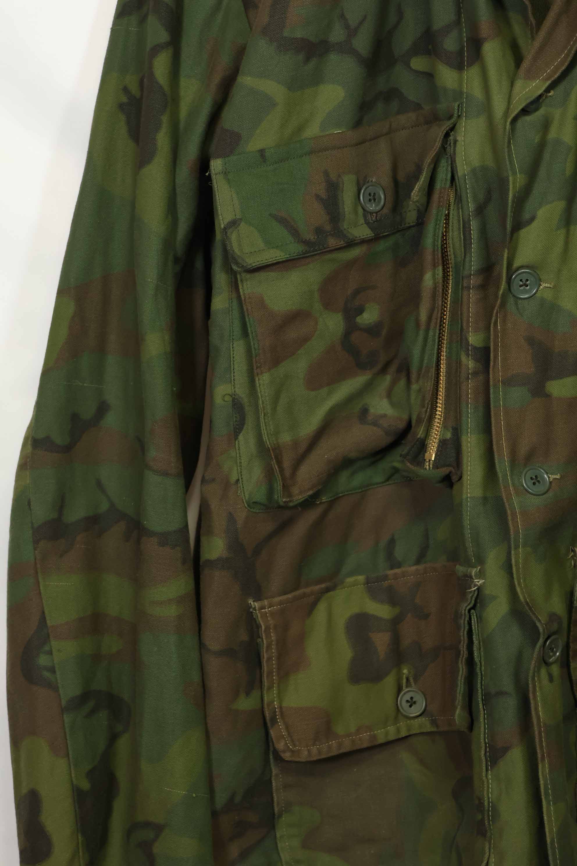 1960年代〜70年代 アメリカ軍アドバイザー インビジブルリーフ迷彩 改造あり ほぼ未使用品