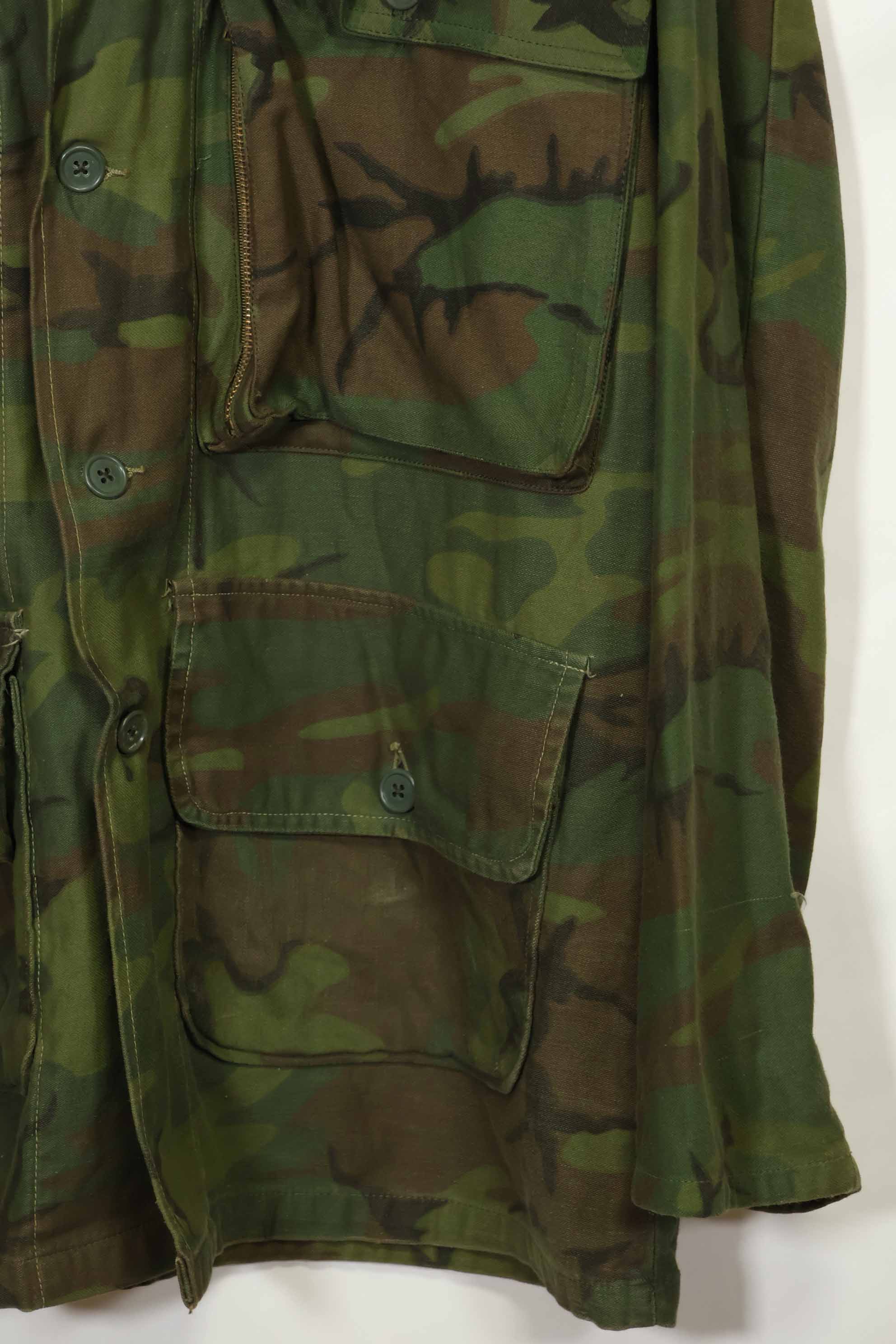 1960年代〜70年代 アメリカ軍アドバイザー インビジブルリーフ迷彩 改造あり ほぼ未使用品