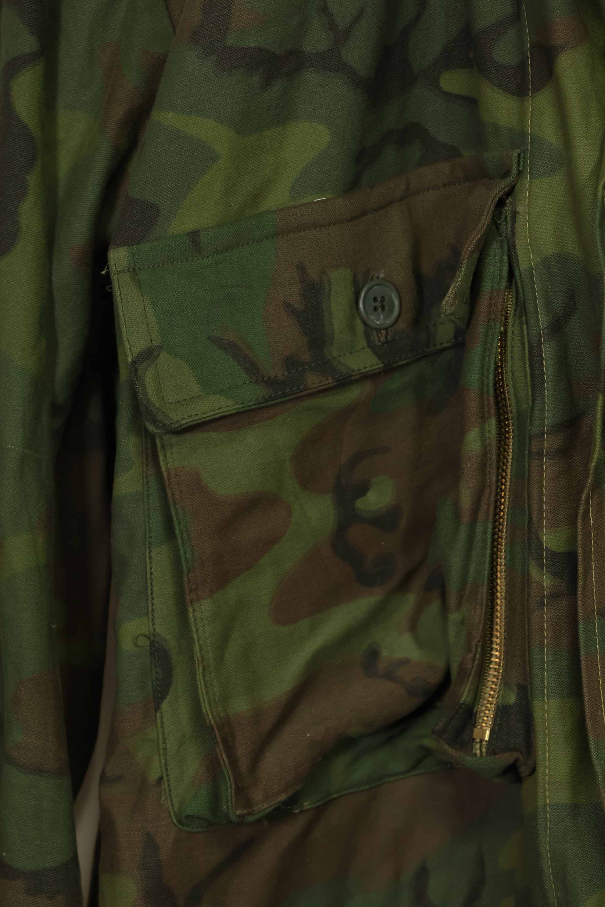 1960年代〜70年代 アメリカ軍アドバイザー インビジブルリーフ迷彩 改造あり ほぼ未使用品