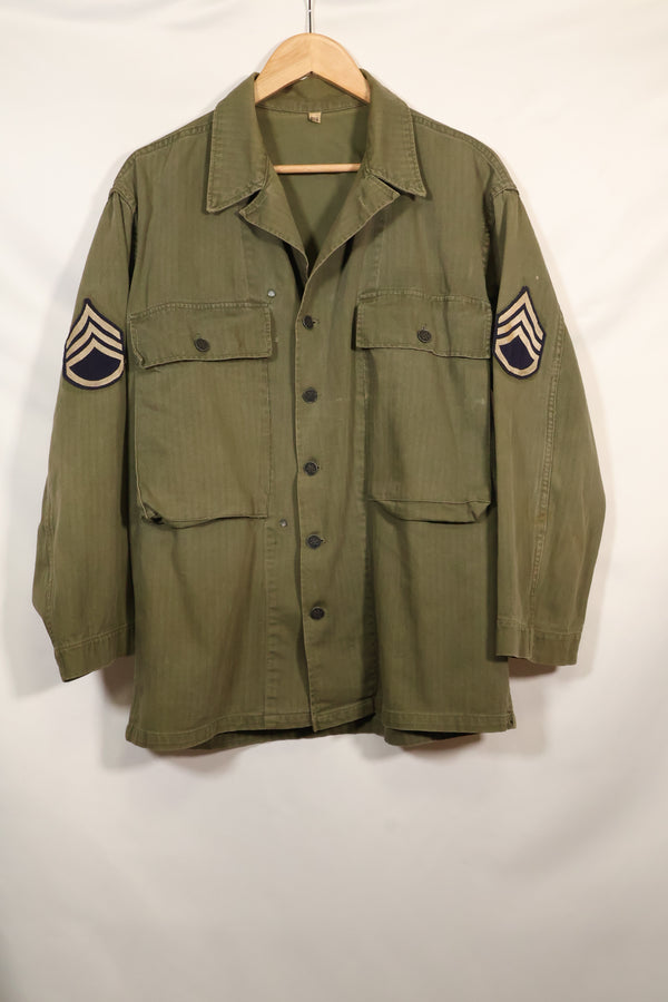 1940年代 アメリカ陸軍 M43 HBT ユーティリティジャケット 中古品 状態良い
