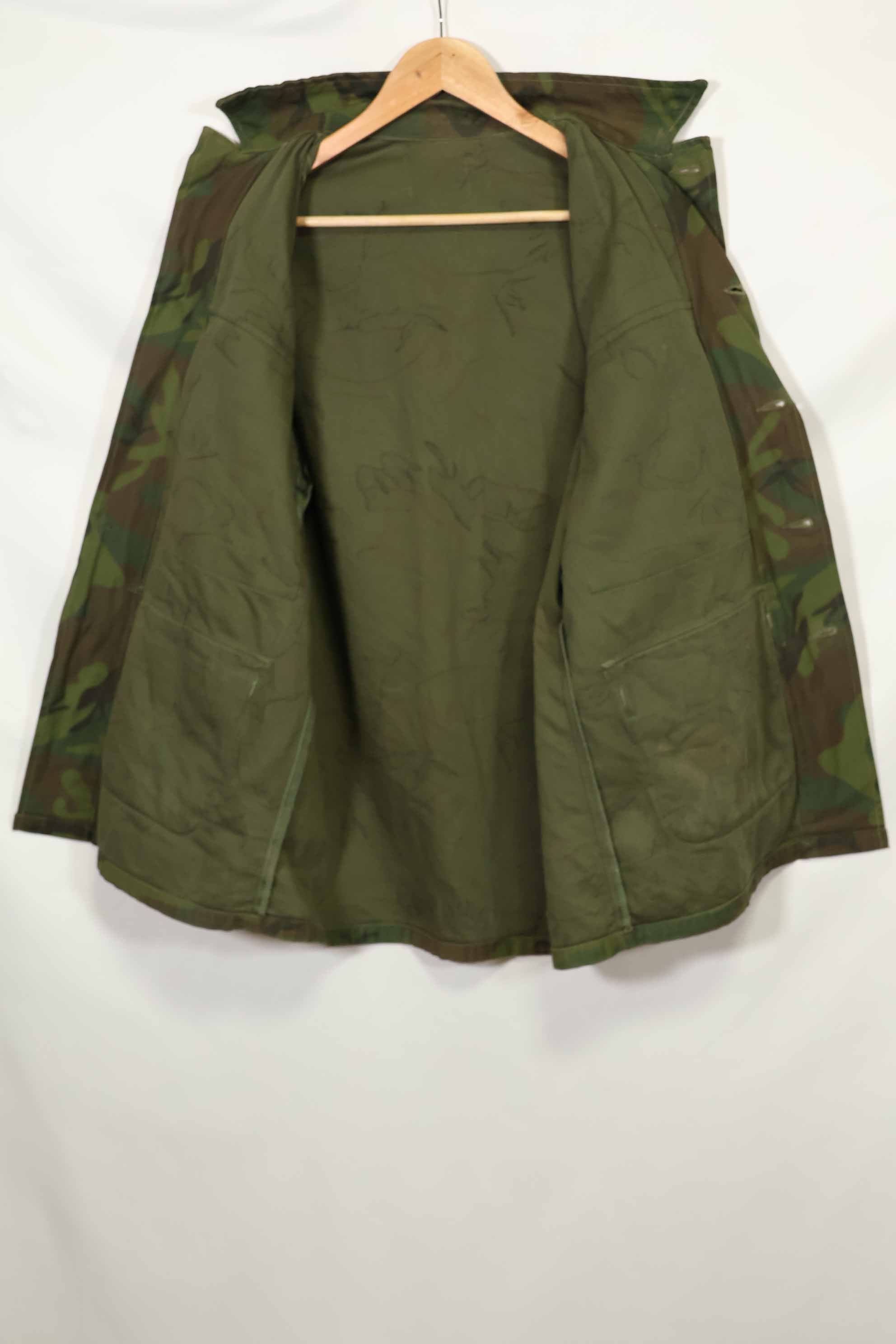 1960年代〜70年代 アメリカ軍アドバイザー インビジブルリーフ迷彩 改造あり ほぼ未使用品