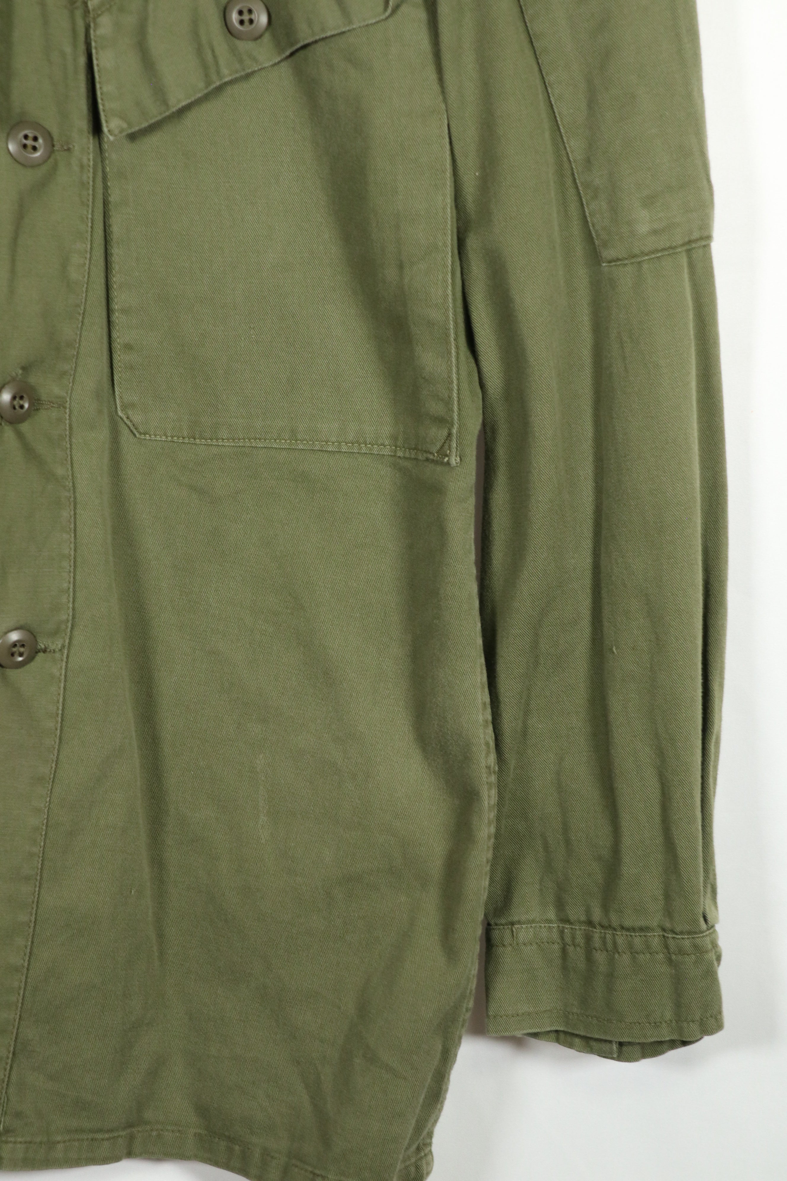 実物 1970年製 オーストラリア軍 ファティーグシャツ 階級章付き 中古品