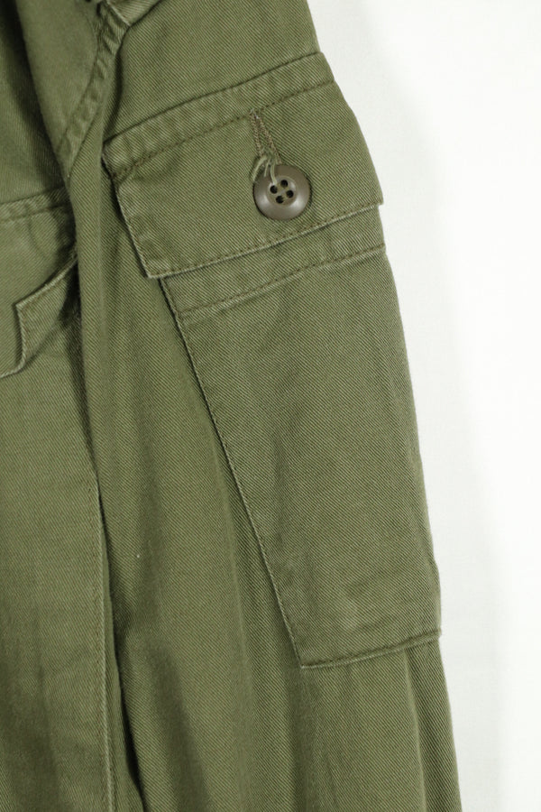 実物 1970年製 オーストラリア軍 ファティーグシャツ 階級章付き 中古品