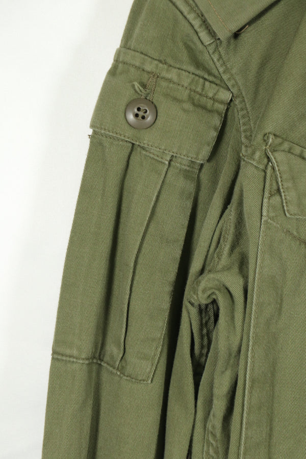 実物 1970年製 オーストラリア軍 ファティーグシャツ 階級章付き 中古品