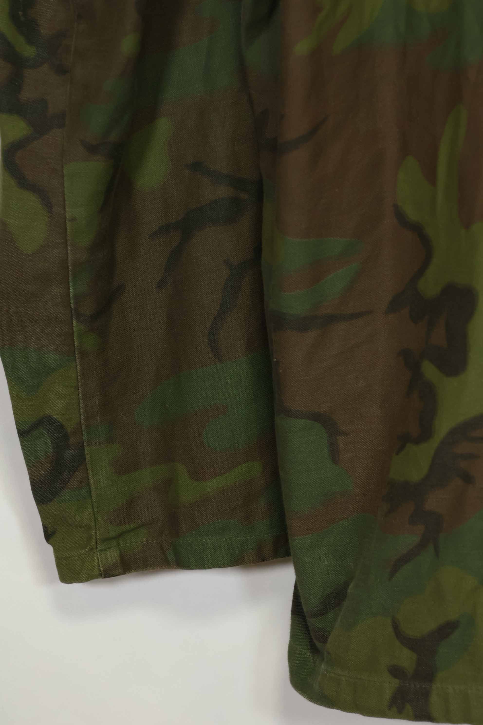 1960年代〜70年代 アメリカ軍アドバイザー インビジブルリーフ迷彩 改造あり ほぼ未使用品