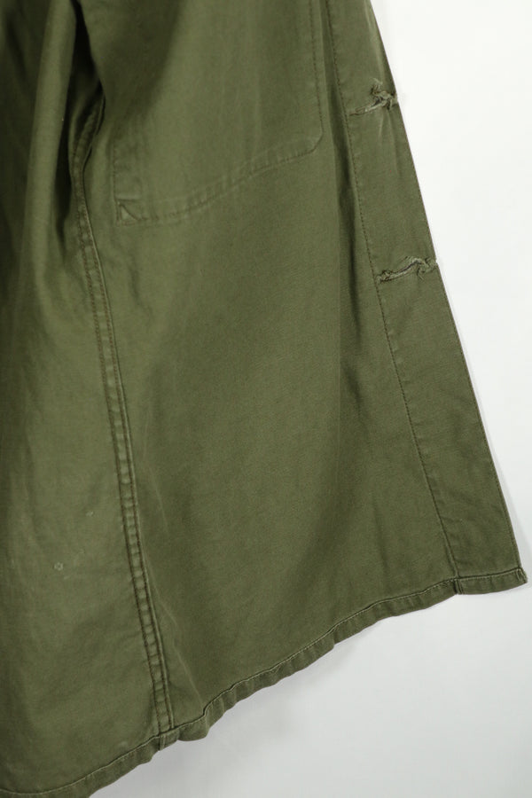 実物 1970年製 オーストラリア軍 ファティーグシャツ 階級章付き 中古品