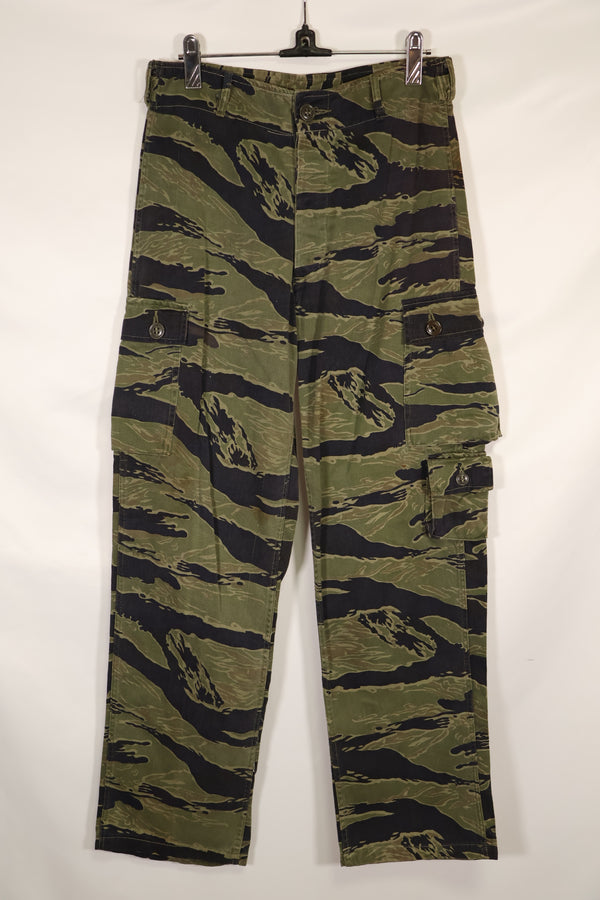 実物 クラシックパターン タイガーストライプ パンツ Asian Cut 中古品