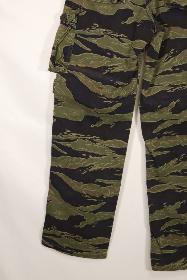 実物 クラシックパターン タイガーストライプ パンツ Asian Cut 中古品