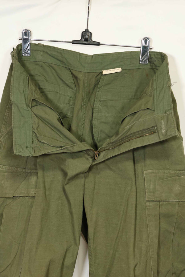 1969年契約 4th Model リップストップ ジャングルファティーグ パンツ S-S 中古品
