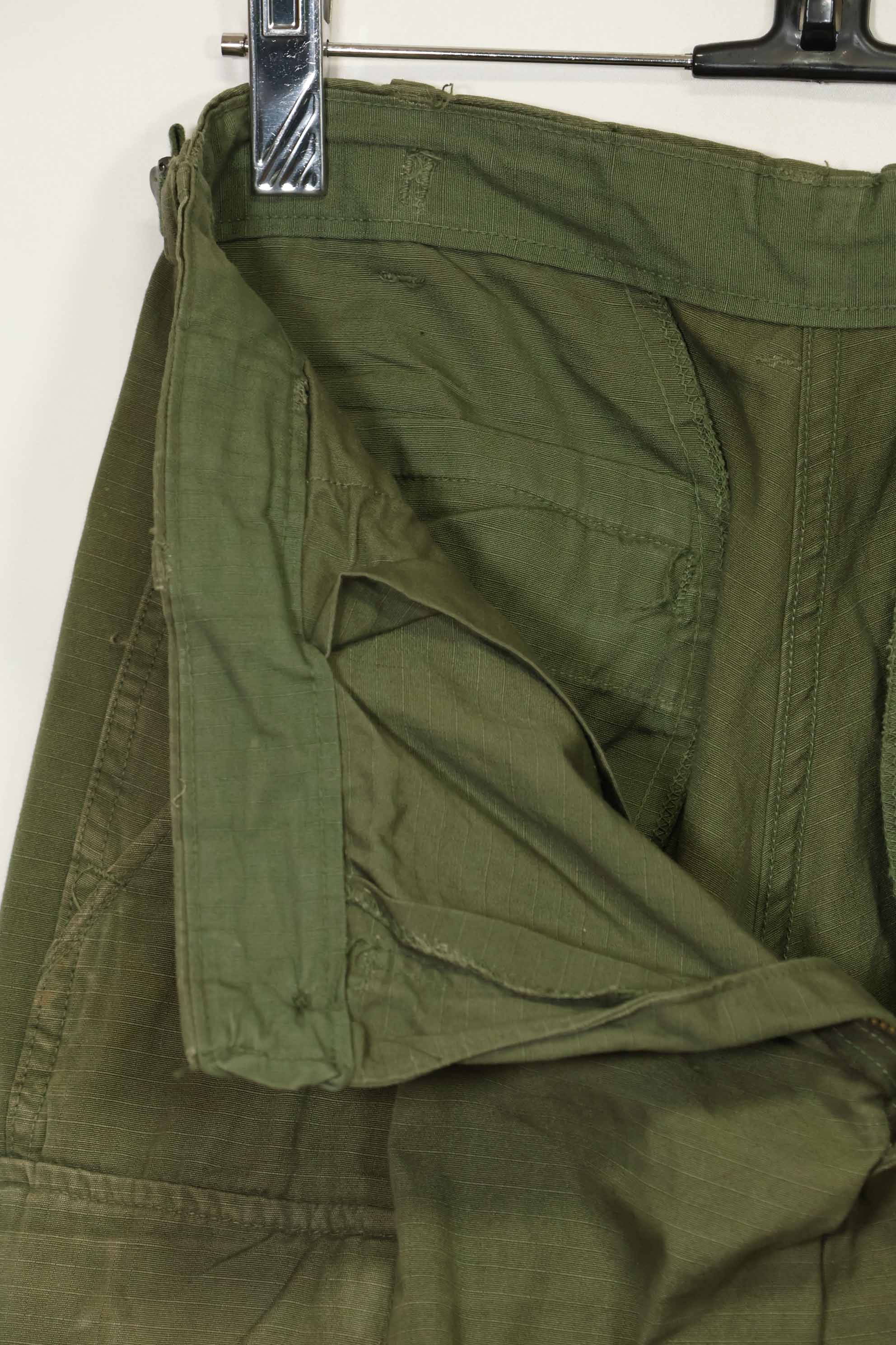 1969年契約 4th Model リップストップ ジャングルファティーグ パンツ S-S 中古品