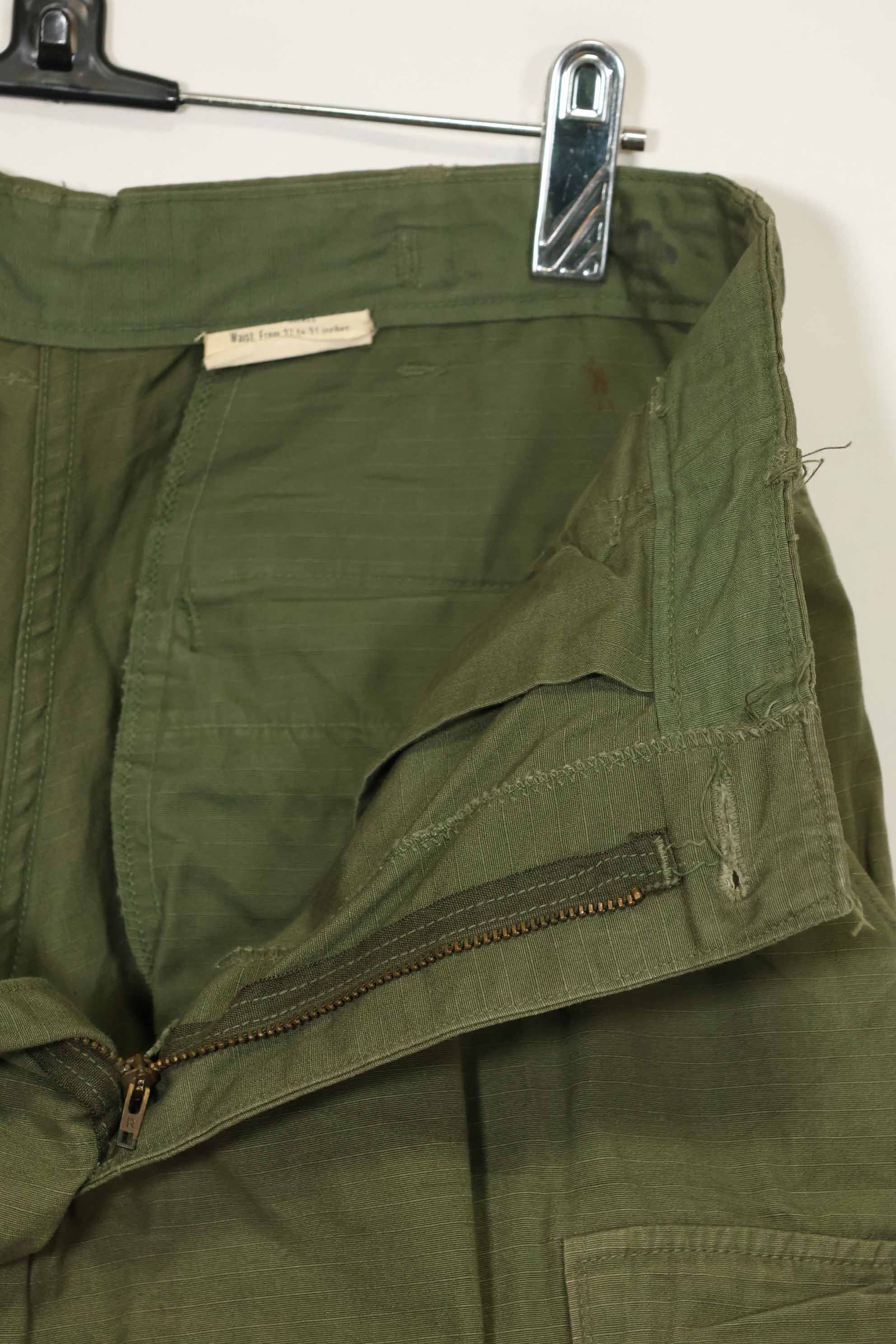 1969年契約 4th Model リップストップ ジャングルファティーグ パンツ S-S 中古品