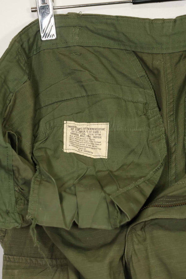 1969年契約 4th Model リップストップ ジャングルファティーグ パンツ S-S 中古品