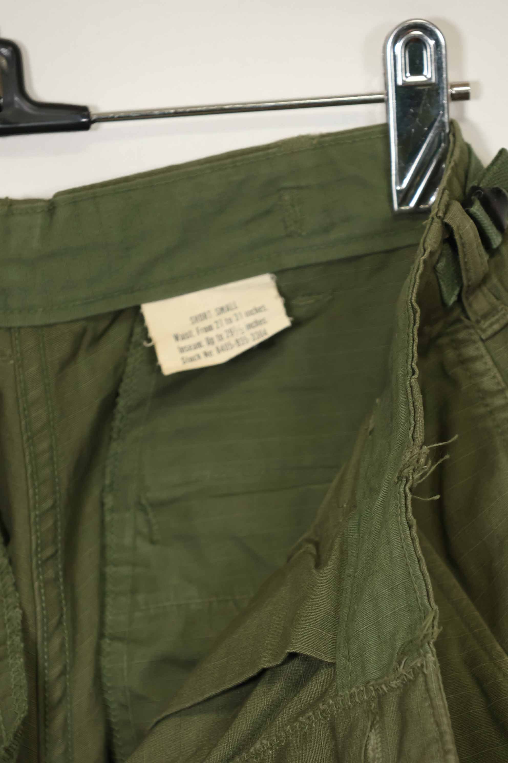 1969年契約 4th Model リップストップ ジャングルファティーグ パンツ S-S 中古品