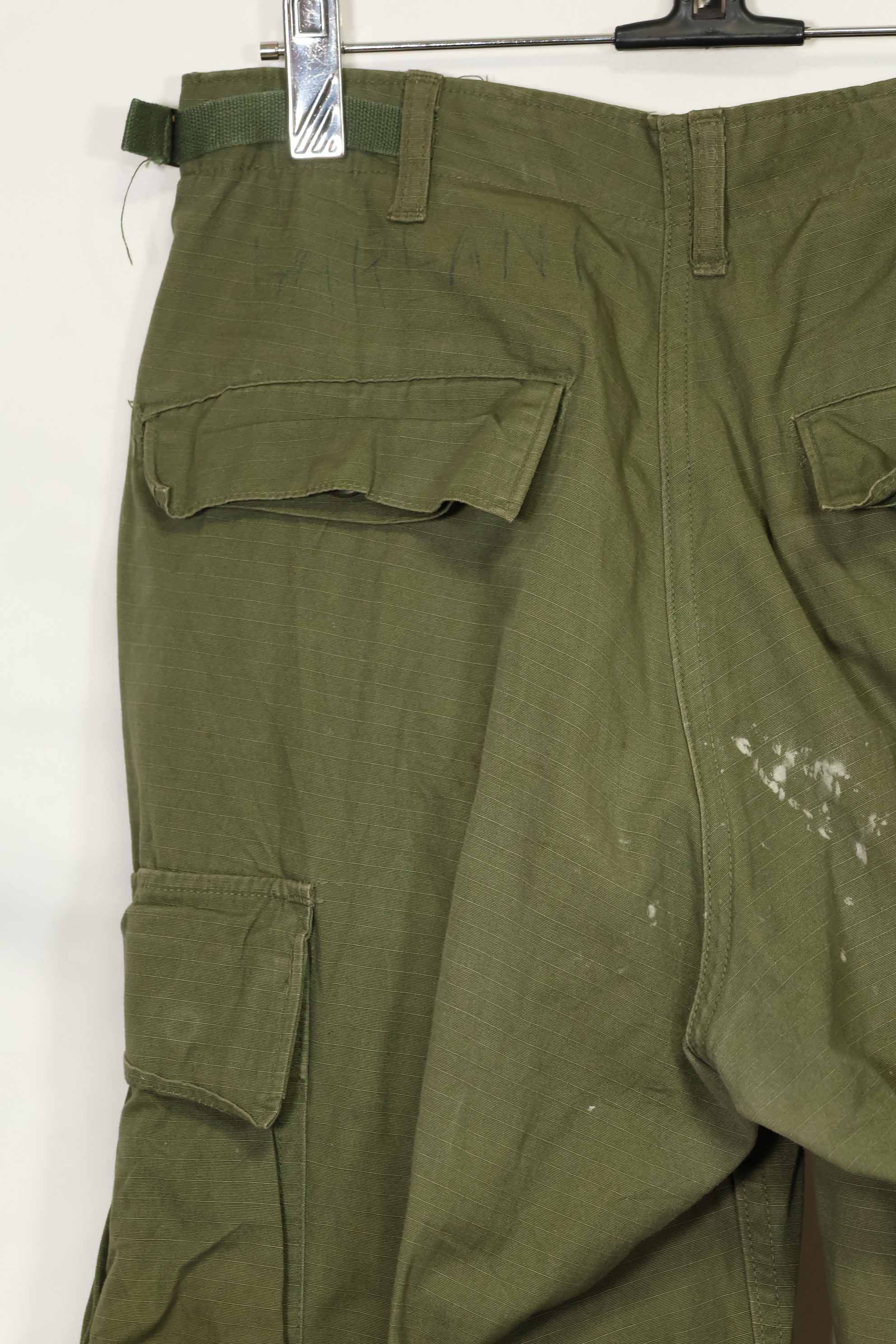 1969年契約 4th Model リップストップ ジャングルファティーグ パンツ S-S 中古品