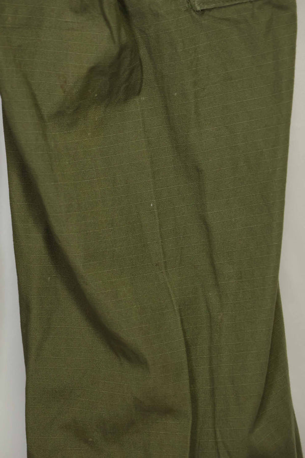 1969年契約 4th Model リップストップ ジャングルファティーグ パンツ S-S 中古品