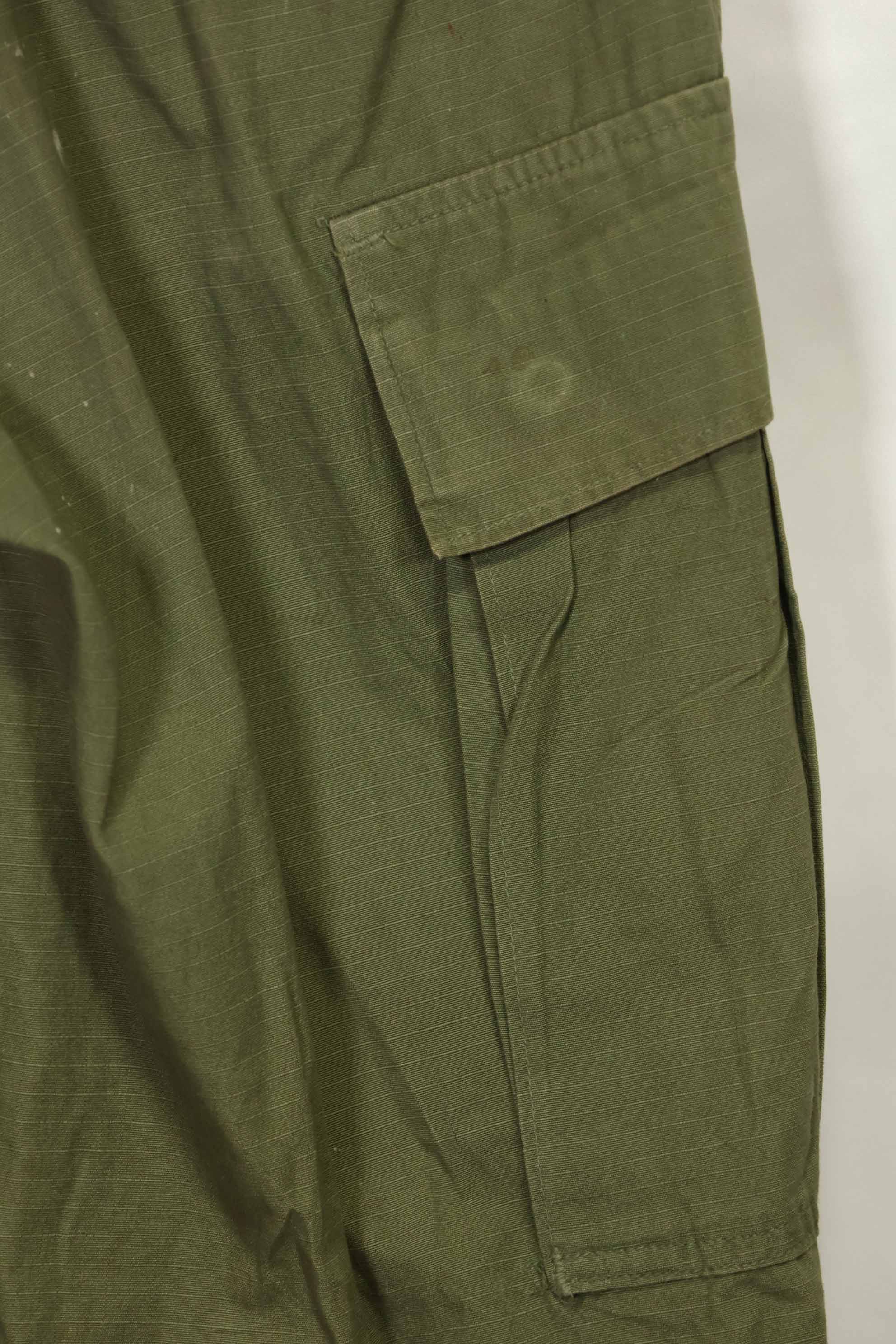 1969年契約 4th Model リップストップ ジャングルファティーグ パンツ S-S 中古品