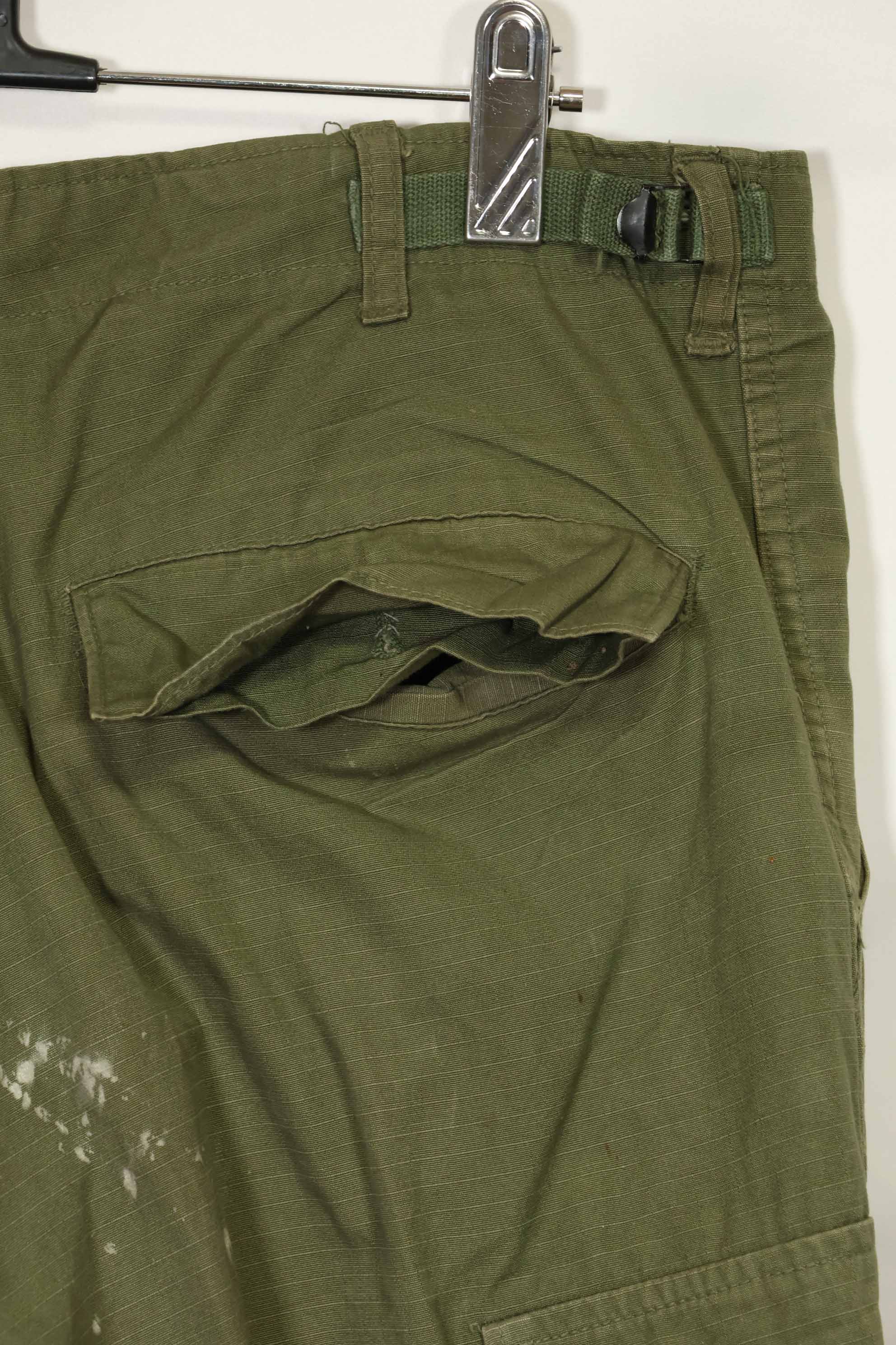 1969年契約 4th Model リップストップ ジャングルファティーグ パンツ S-S 中古品