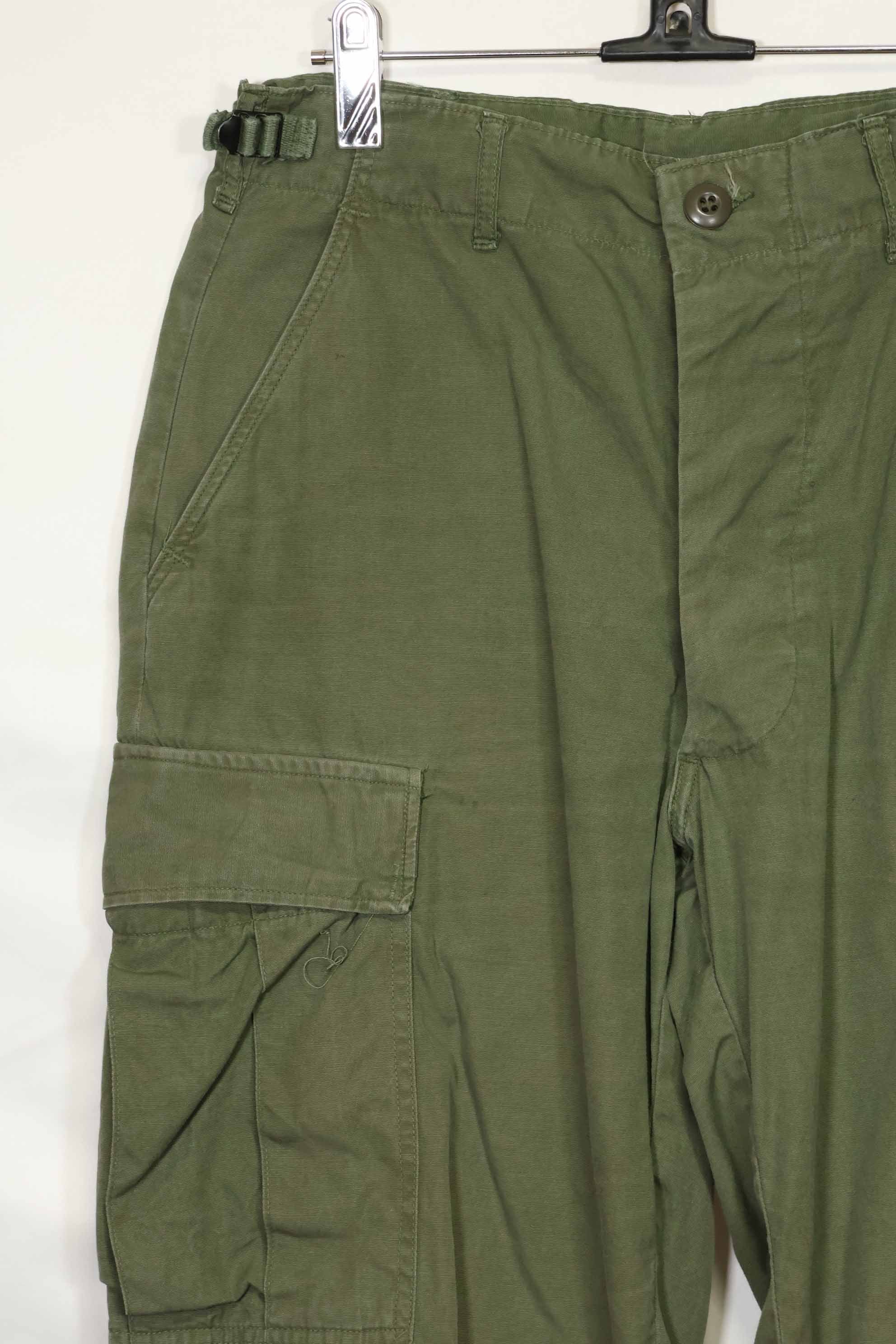 1967年契約 3rd Model ノンリップストップ ジャングルファティーグ パンツ S-R 中古品