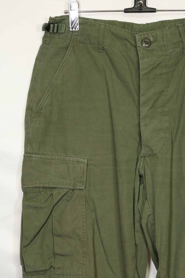 1967年契約 3rd Model ノンリップストップ ジャングルファティーグ パンツ S-R 中古品