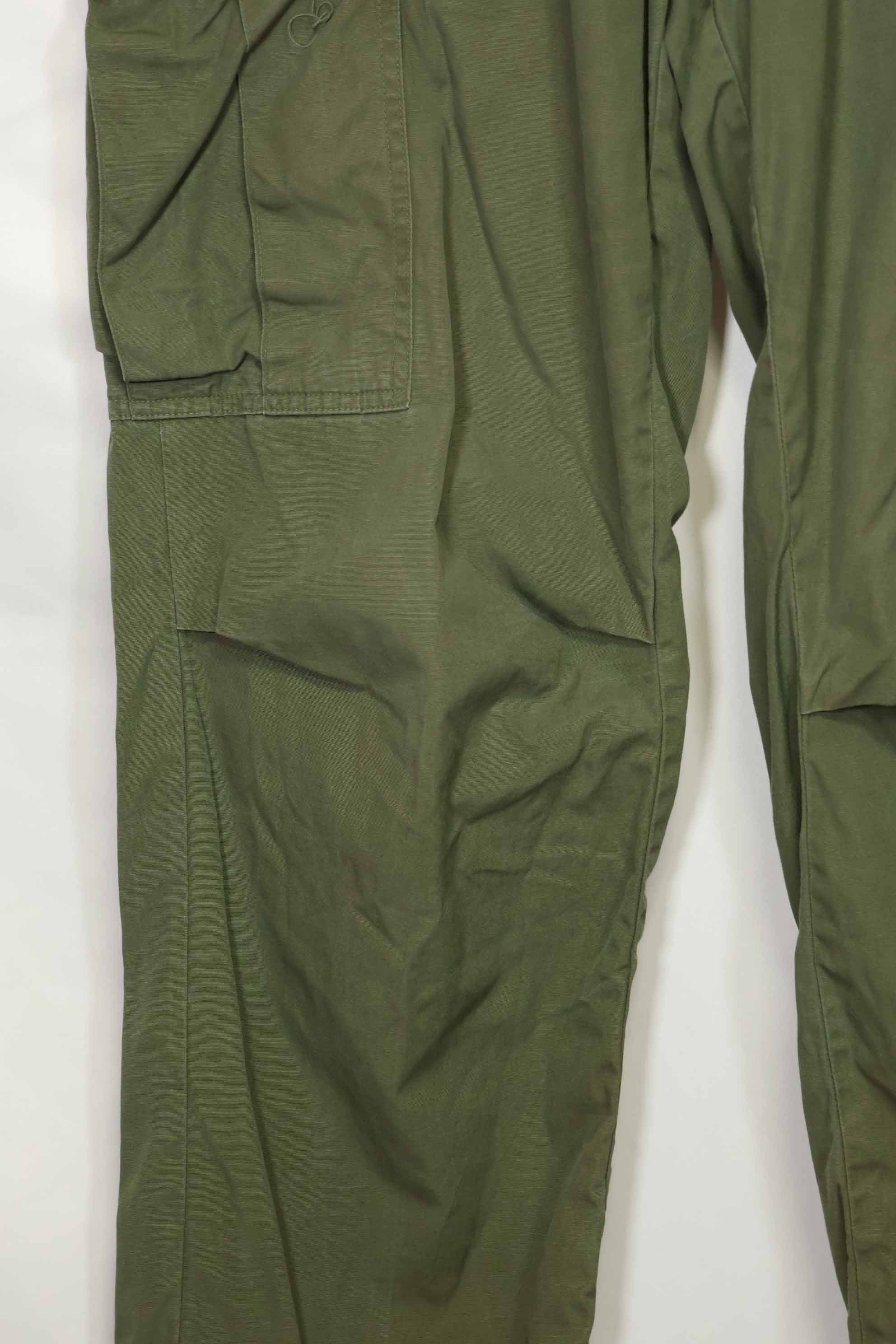 1967年契約 3rd Model ノンリップストップ ジャングルファティーグ パンツ S-R 中古品