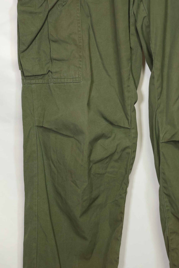 1967年契約 3rd Model ノンリップストップ ジャングルファティーグ パンツ S-R 中古品
