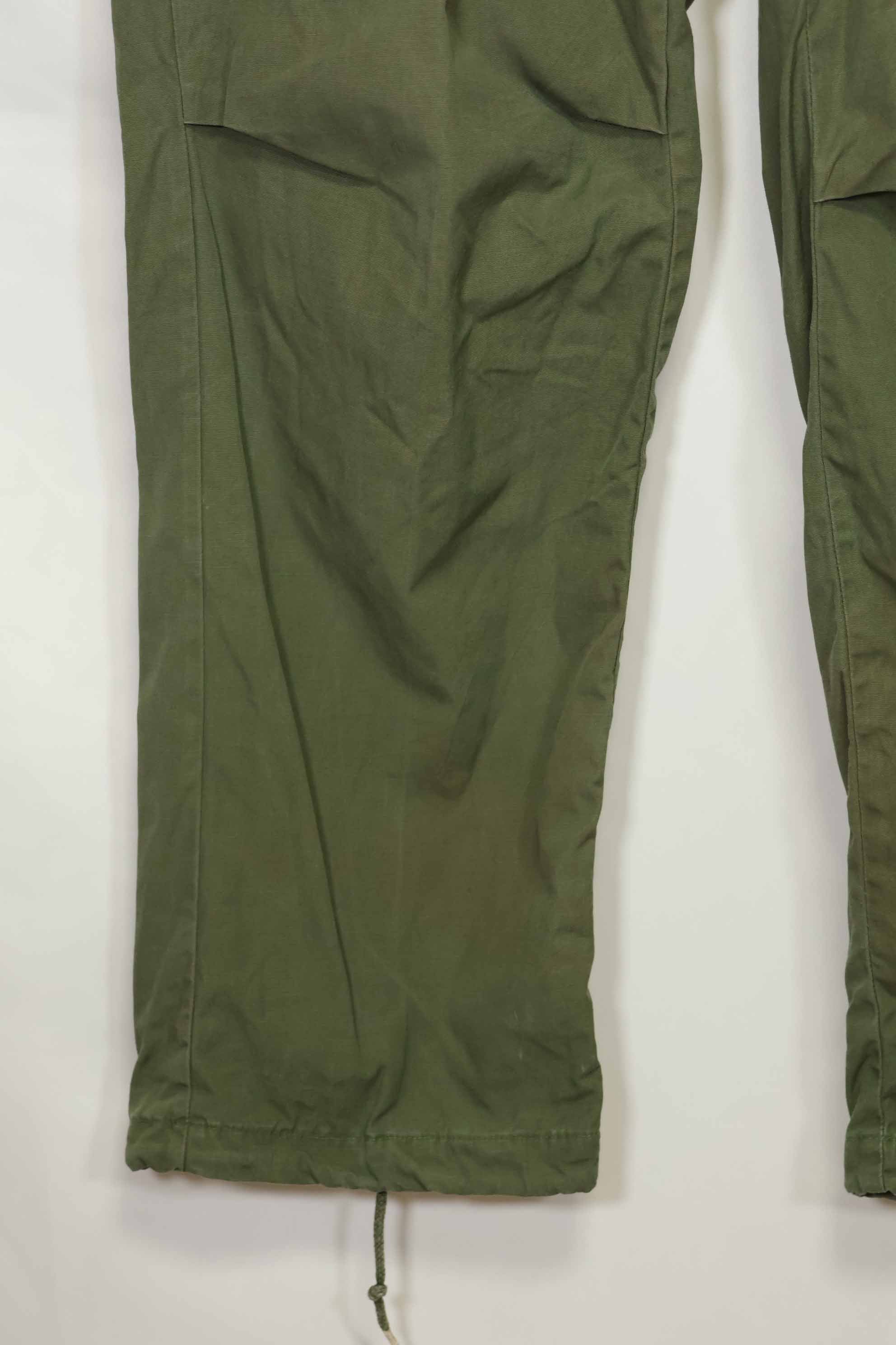 1967年契約 3rd Model ノンリップストップ ジャングルファティーグ パンツ S-R 中古品