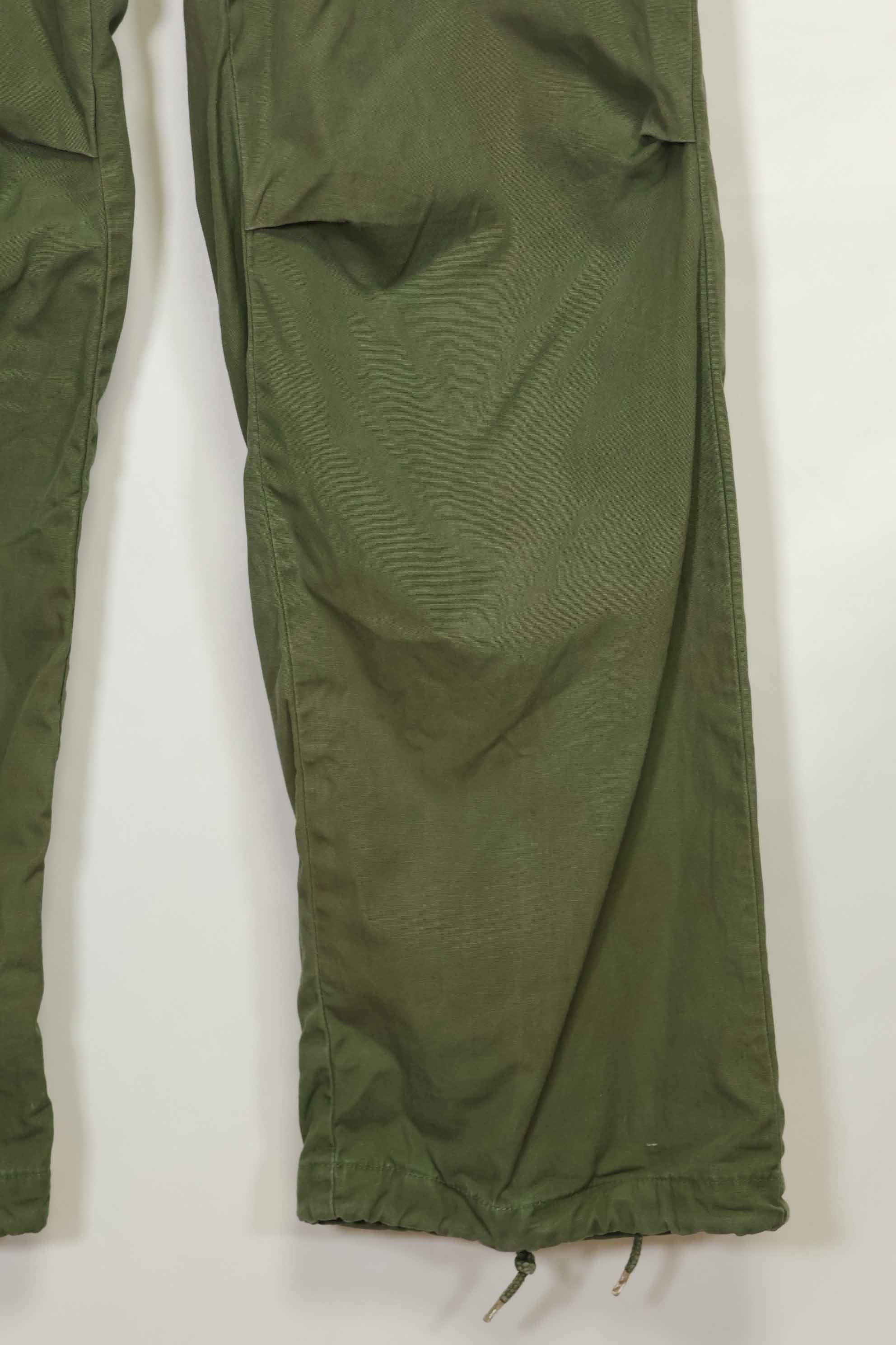 1967年契約 3rd Model ノンリップストップ ジャングルファティーグ パンツ S-R 中古品