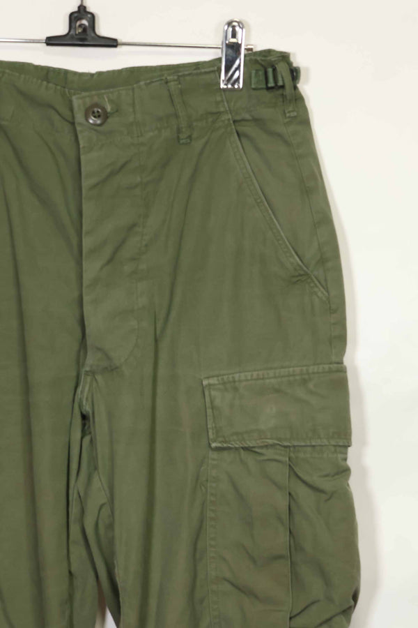 1967年契約 3rd Model ノンリップストップ ジャングルファティーグ パンツ S-R 中古品
