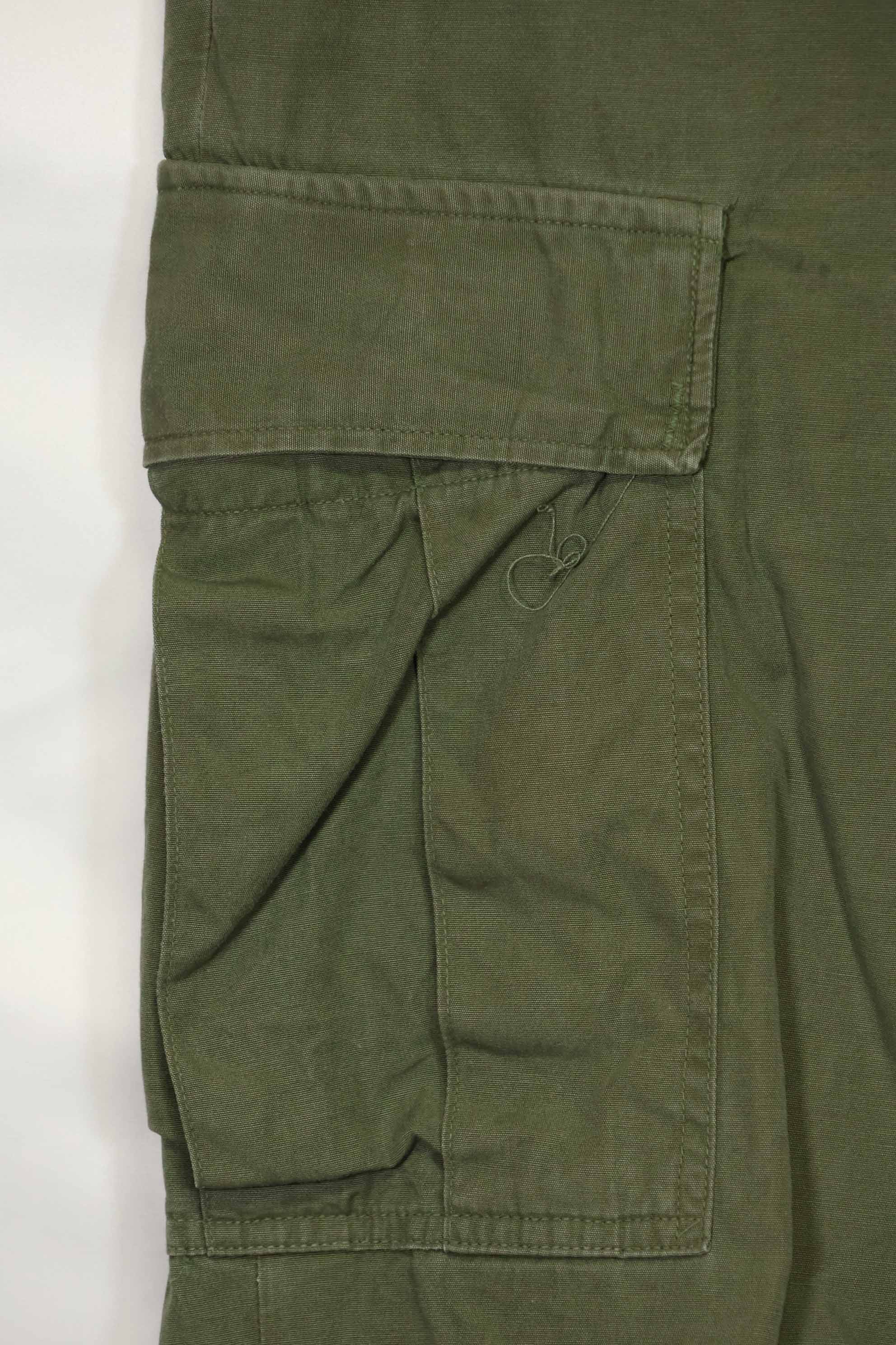 1967年契約 3rd Model ノンリップストップ ジャングルファティーグ パンツ S-R 中古品