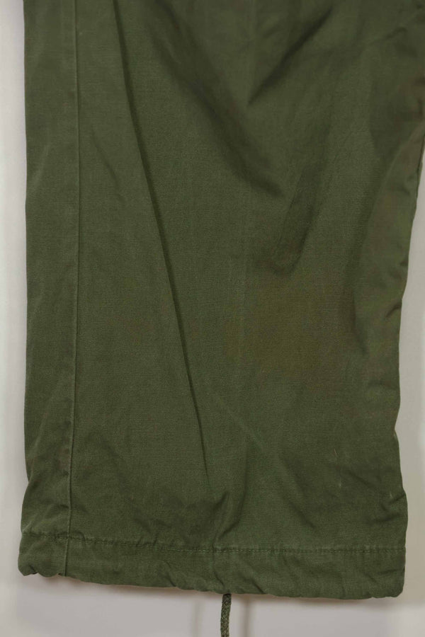 1967年契約 3rd Model ノンリップストップ ジャングルファティーグ パンツ S-R 中古品
