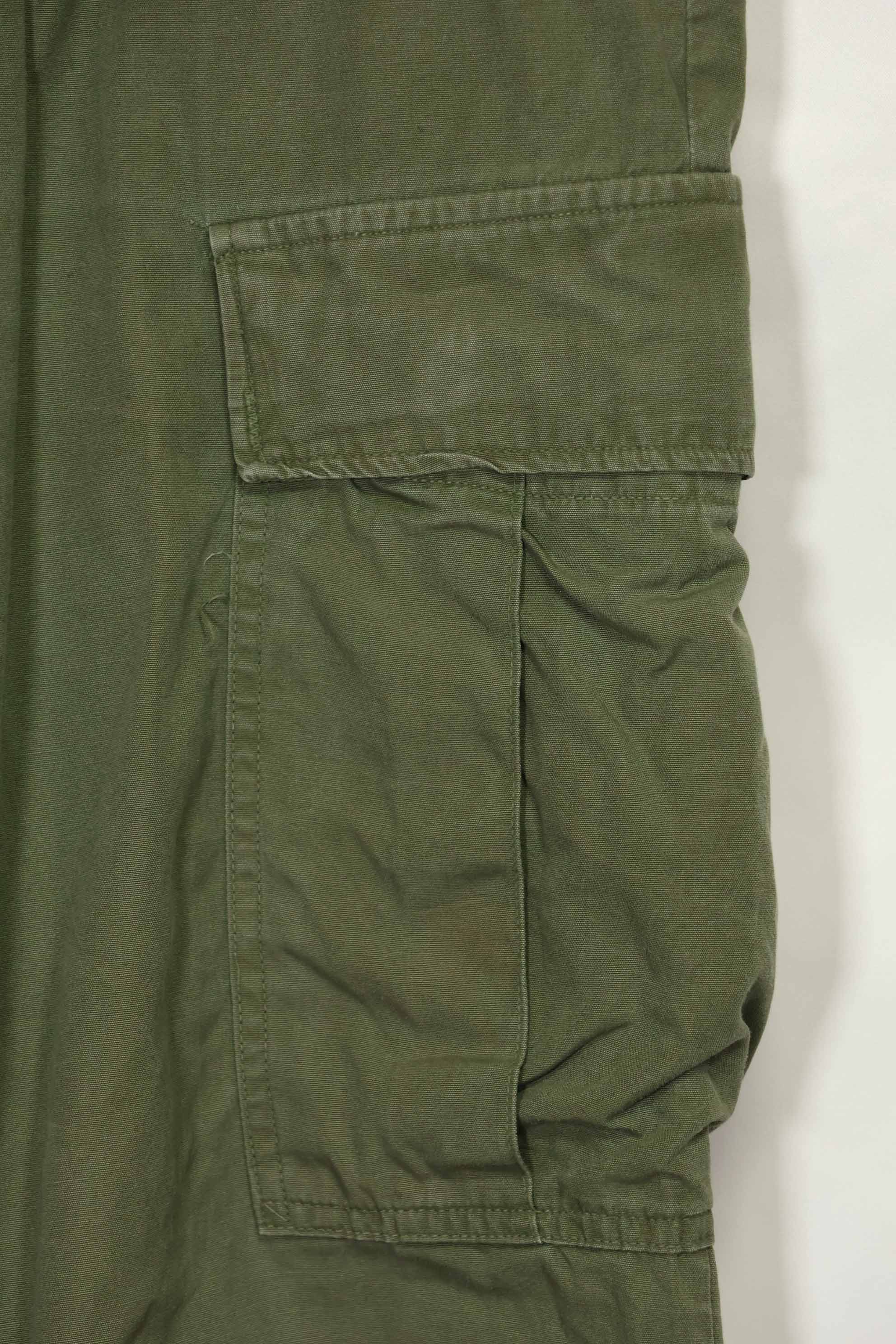 1967年契約 3rd Model ノンリップストップ ジャングルファティーグ パンツ S-R 中古品