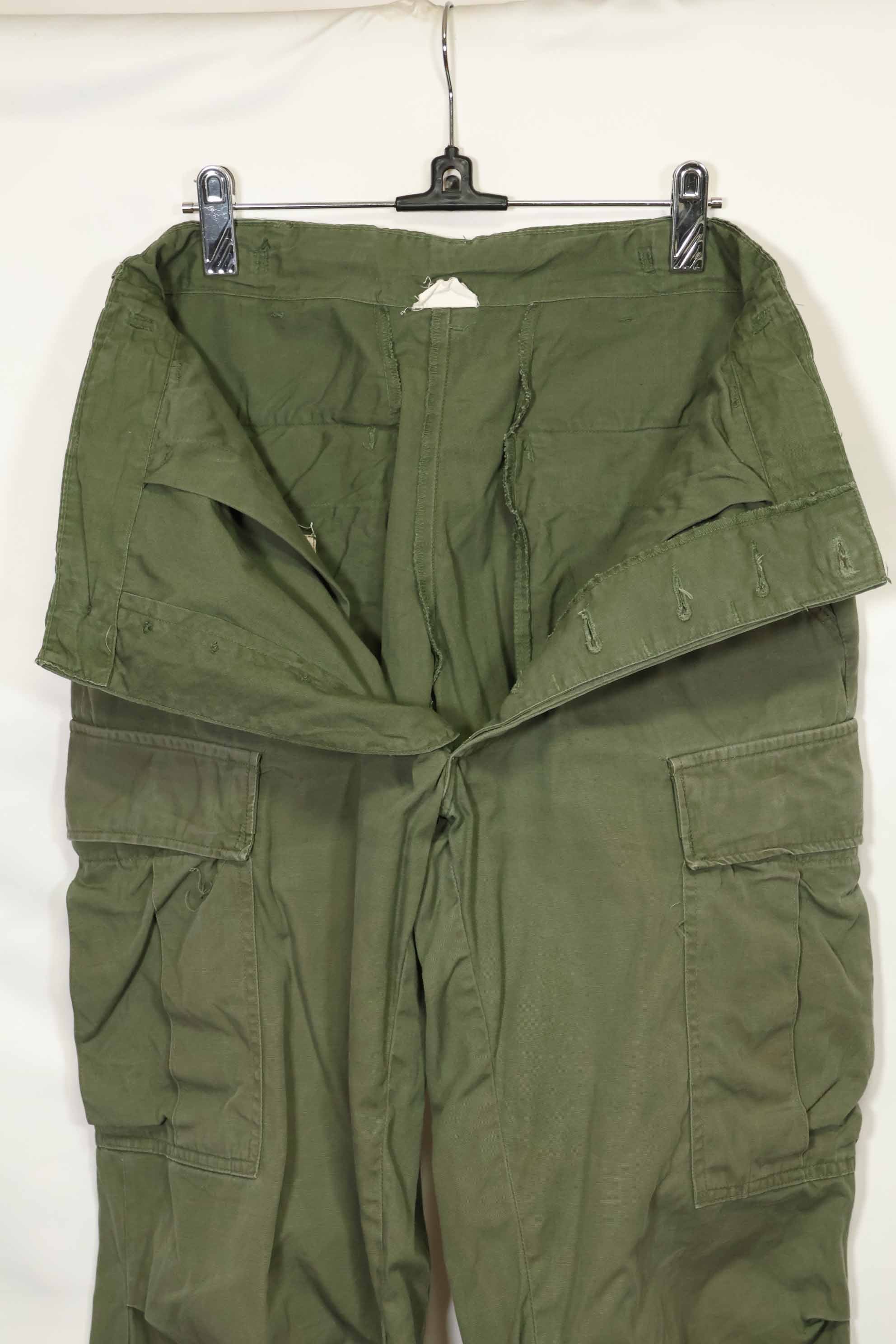 1967年契約 3rd Model ノンリップストップ ジャングルファティーグ パンツ S-R 中古品
