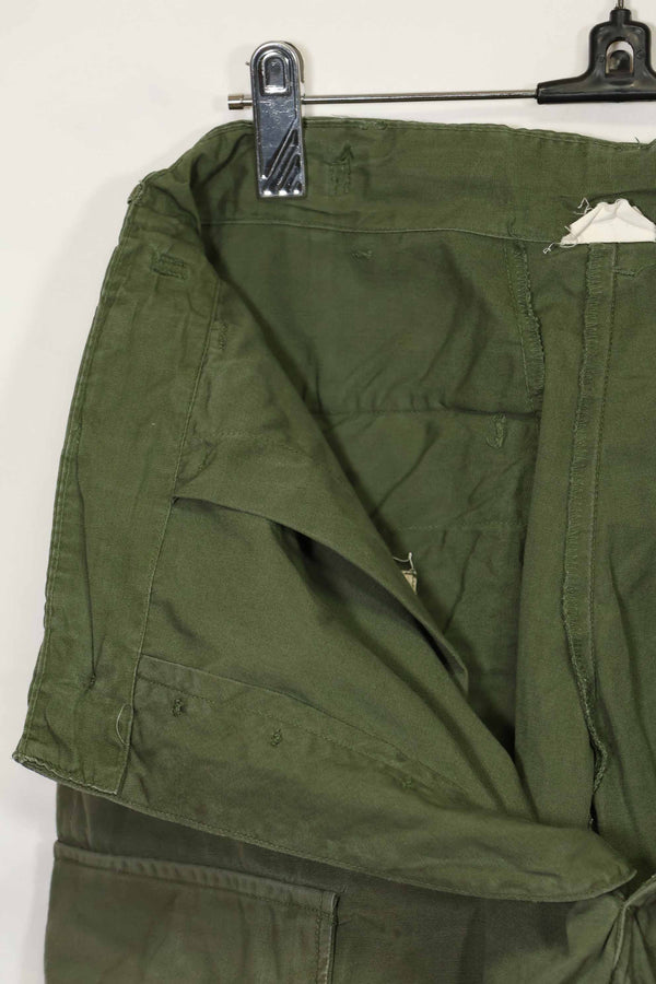 1967年契約 3rd Model ノンリップストップ ジャングルファティーグ パンツ S-R 中古品